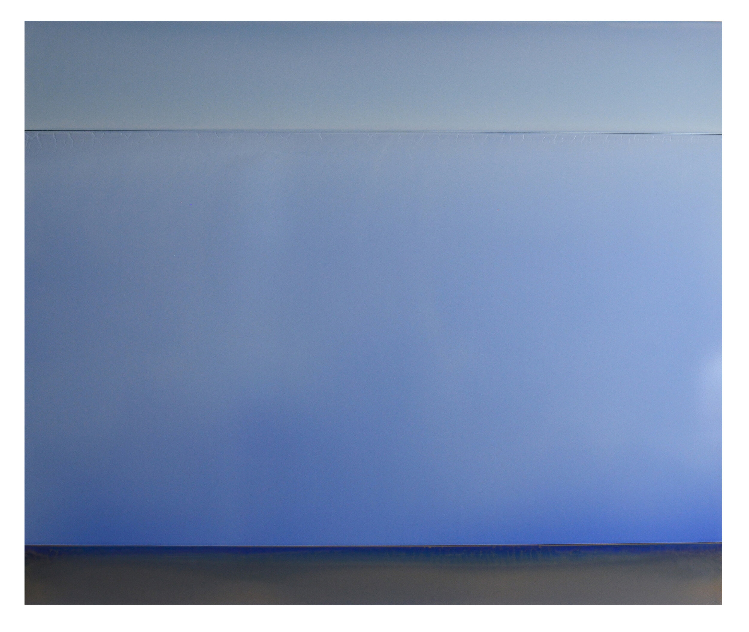   Sea/Wall No.1   52” x 62” tinted polymer on aluminum panel 