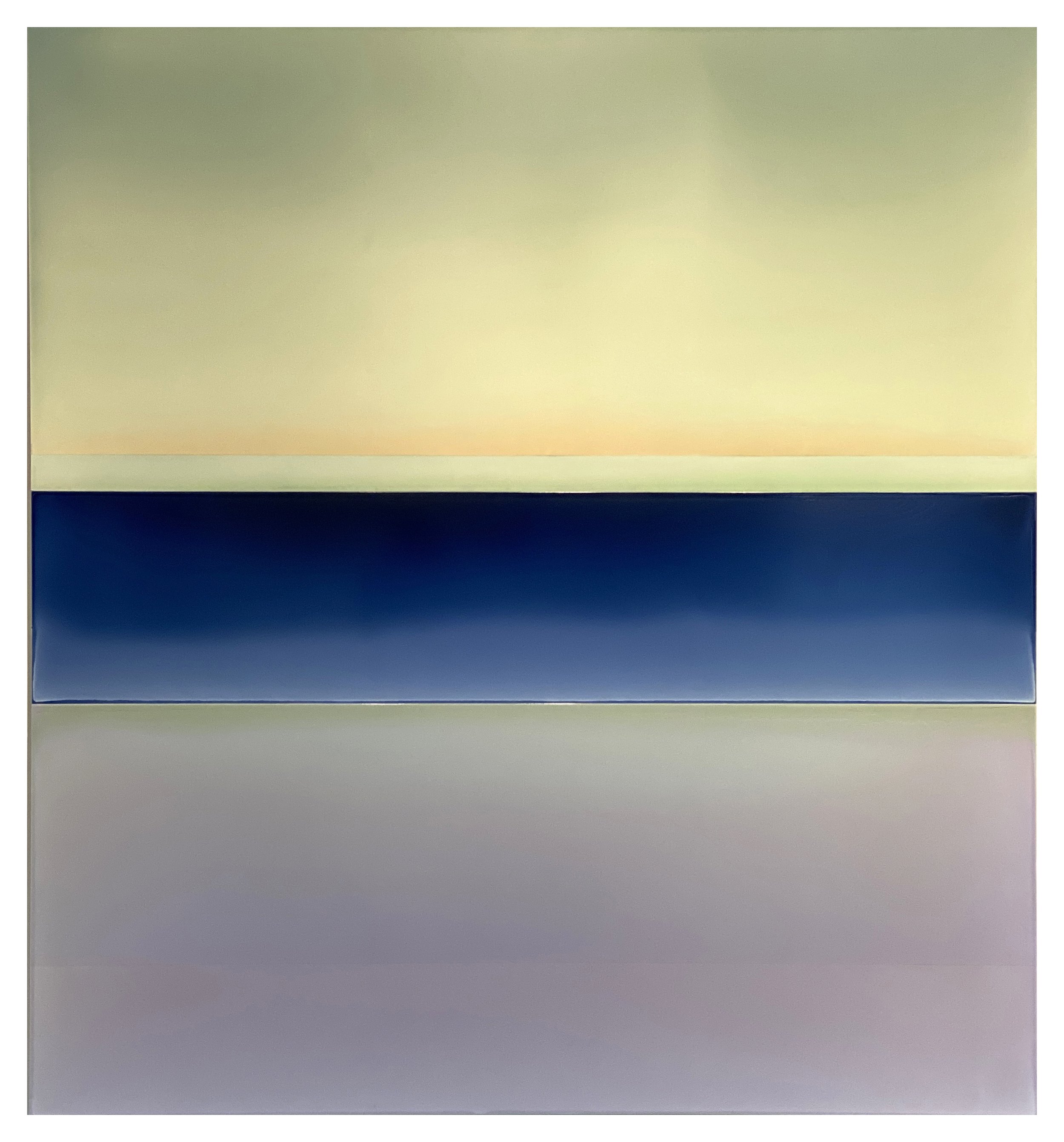  Anatomy of Sunrise (hope)  80” x 72” tinted polymer on Dibond panel 2022 