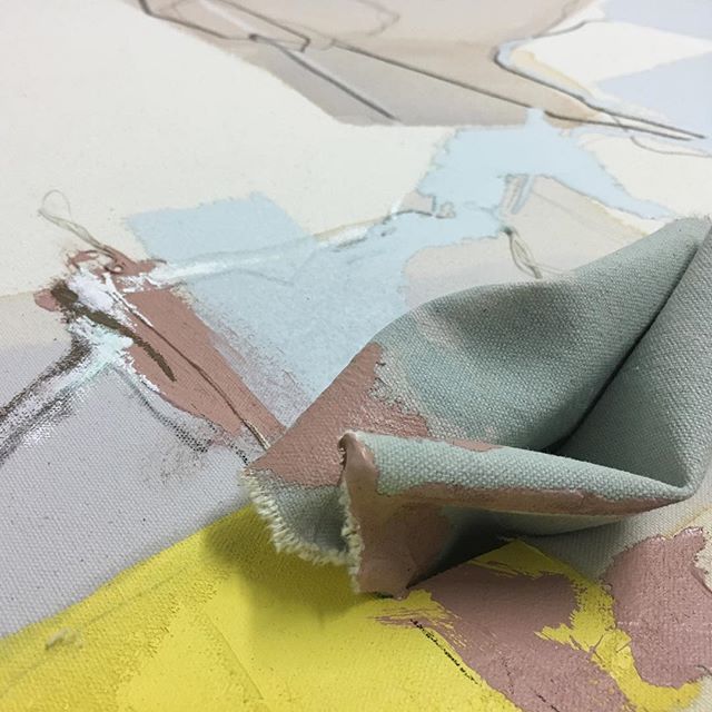 #detail #wip #tornpaintings #makeartnotwar