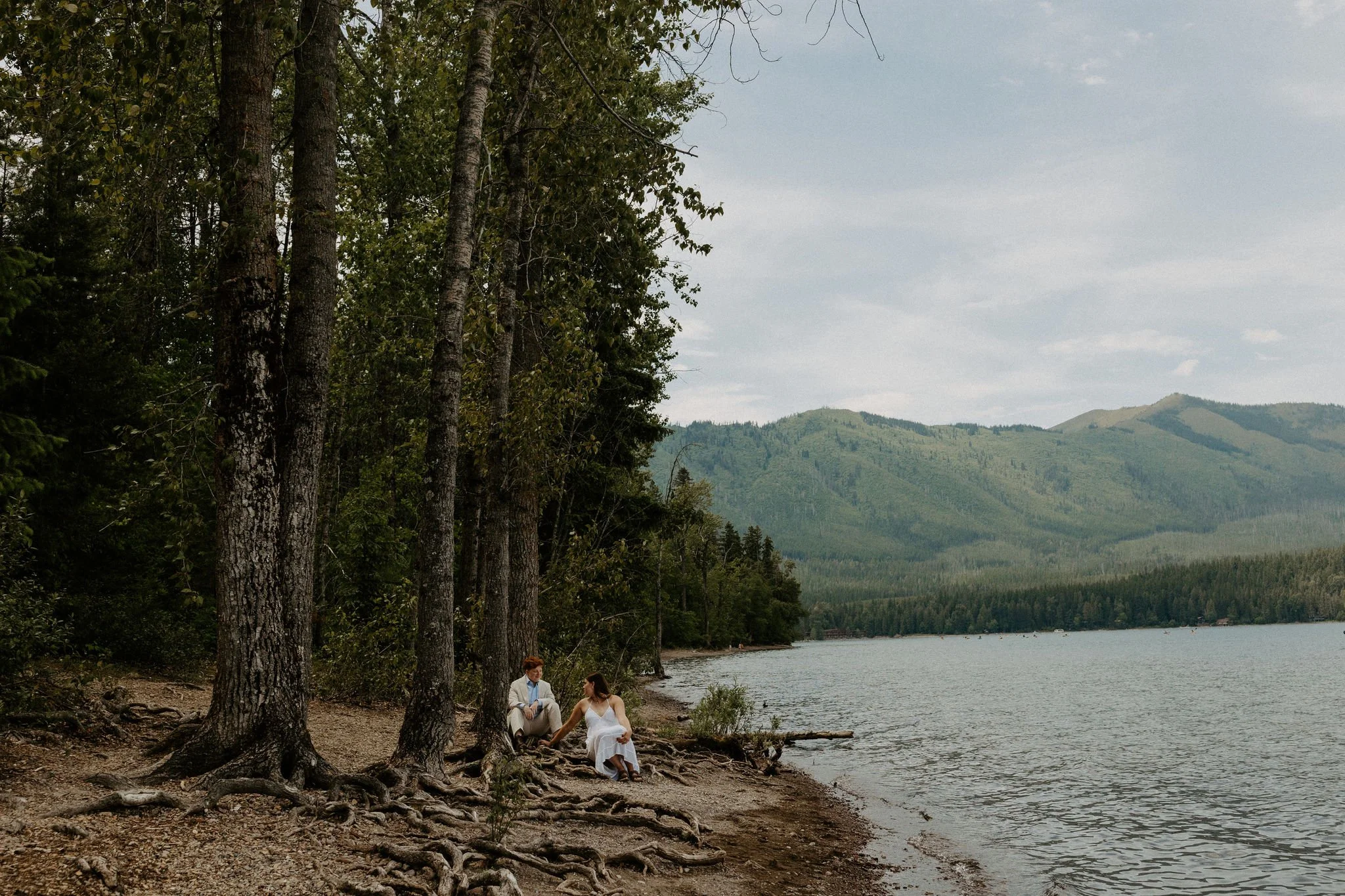 Full Apgar Picnic Area Shoreline Wedding Guide | Glacier National Park Photographer and Videographer