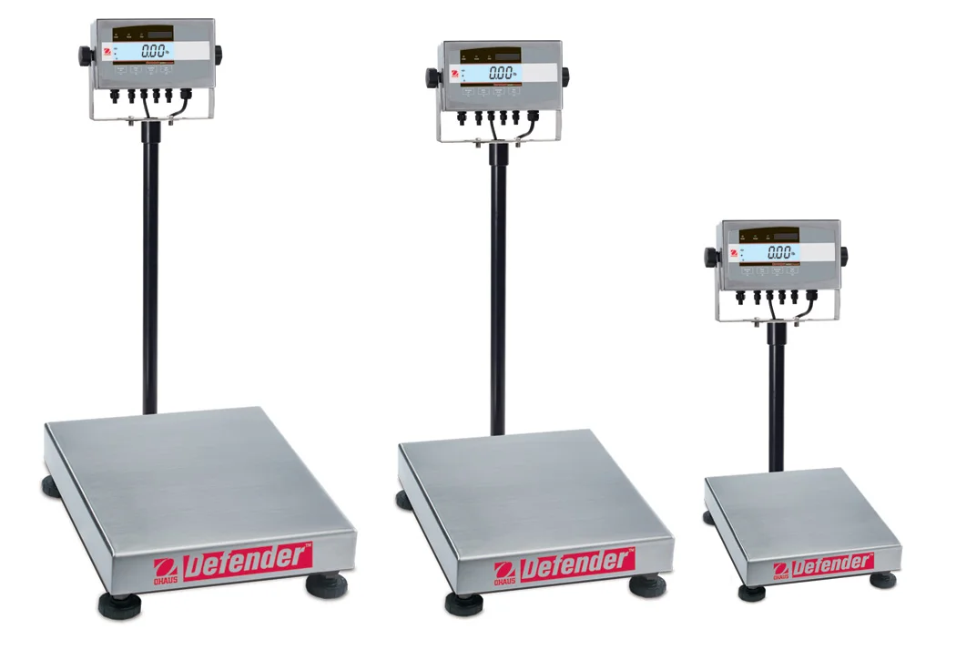 Ohaus Defender 5000 Washdown Bench Scale Different sizes - Ohaus Defender 5000
