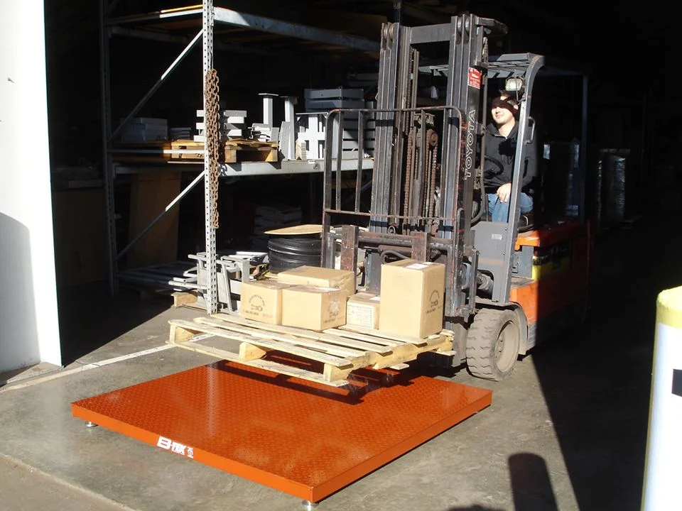 B-Tek Clydesdale Floor Scale in lab