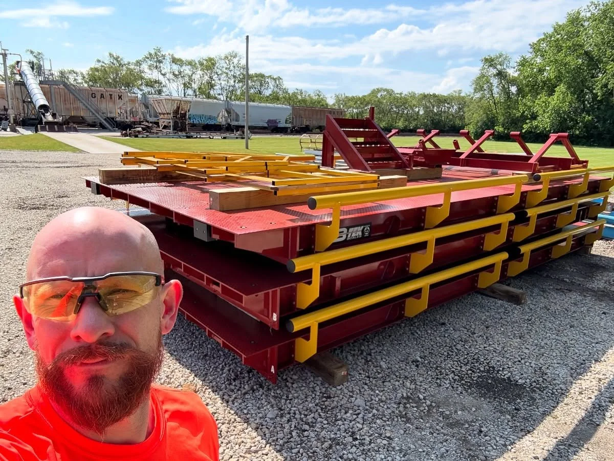 Late Add, but a much needed replacement for this current customers LFT truck scale. Unfortunately the install will have to wait till next year per (insert corporate gobble-dee-goop) so this bad boy will have to wait. This was shipped with (2) sets of