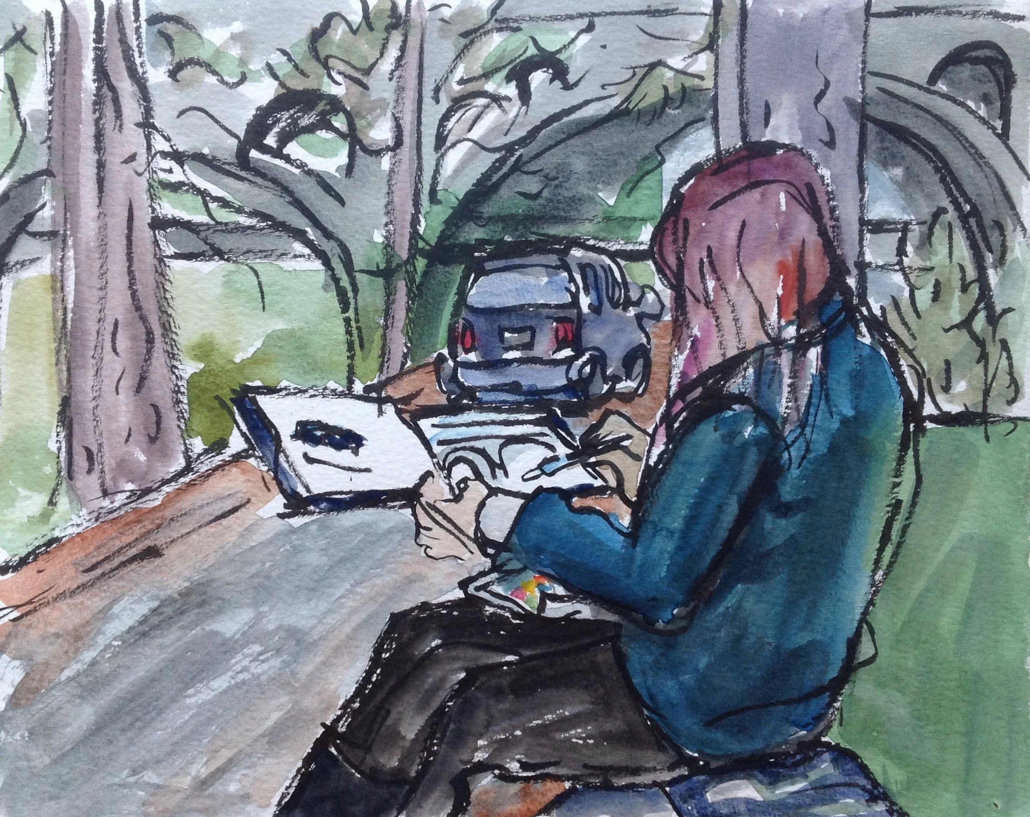 Sketch Out at Huntington Park