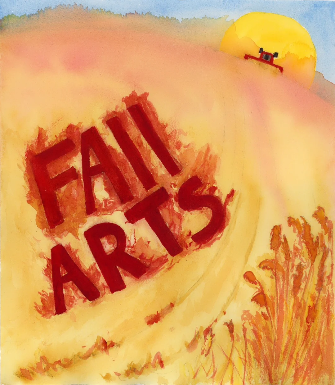 This is the cover of the Fall Arts Pull Out inside the newspaper. Surrounded by wheat and with the way the past few summers have been, it isn’t surprising that this is what came to mind when I thought of fall around here.