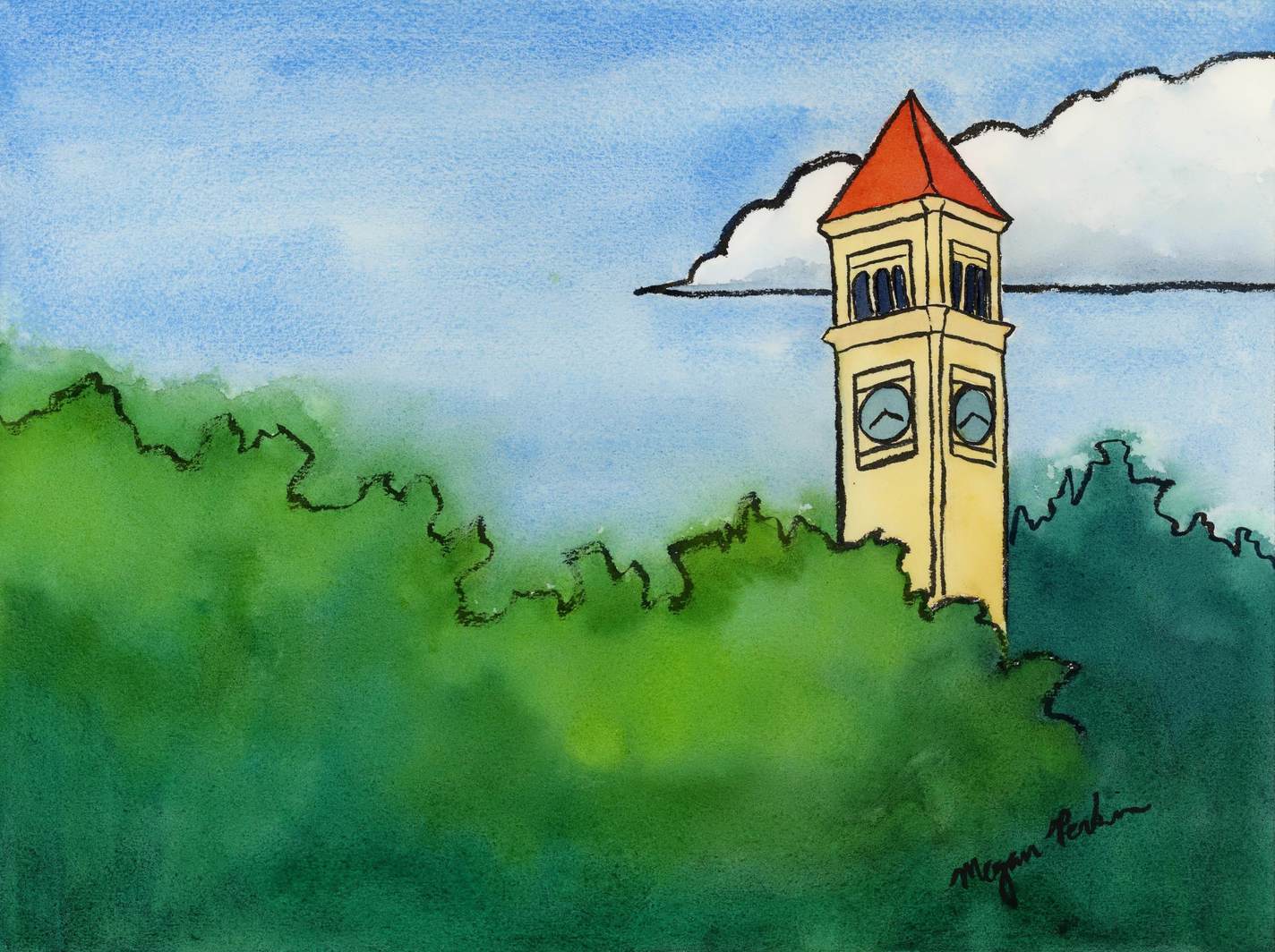 Clock Tower Alone