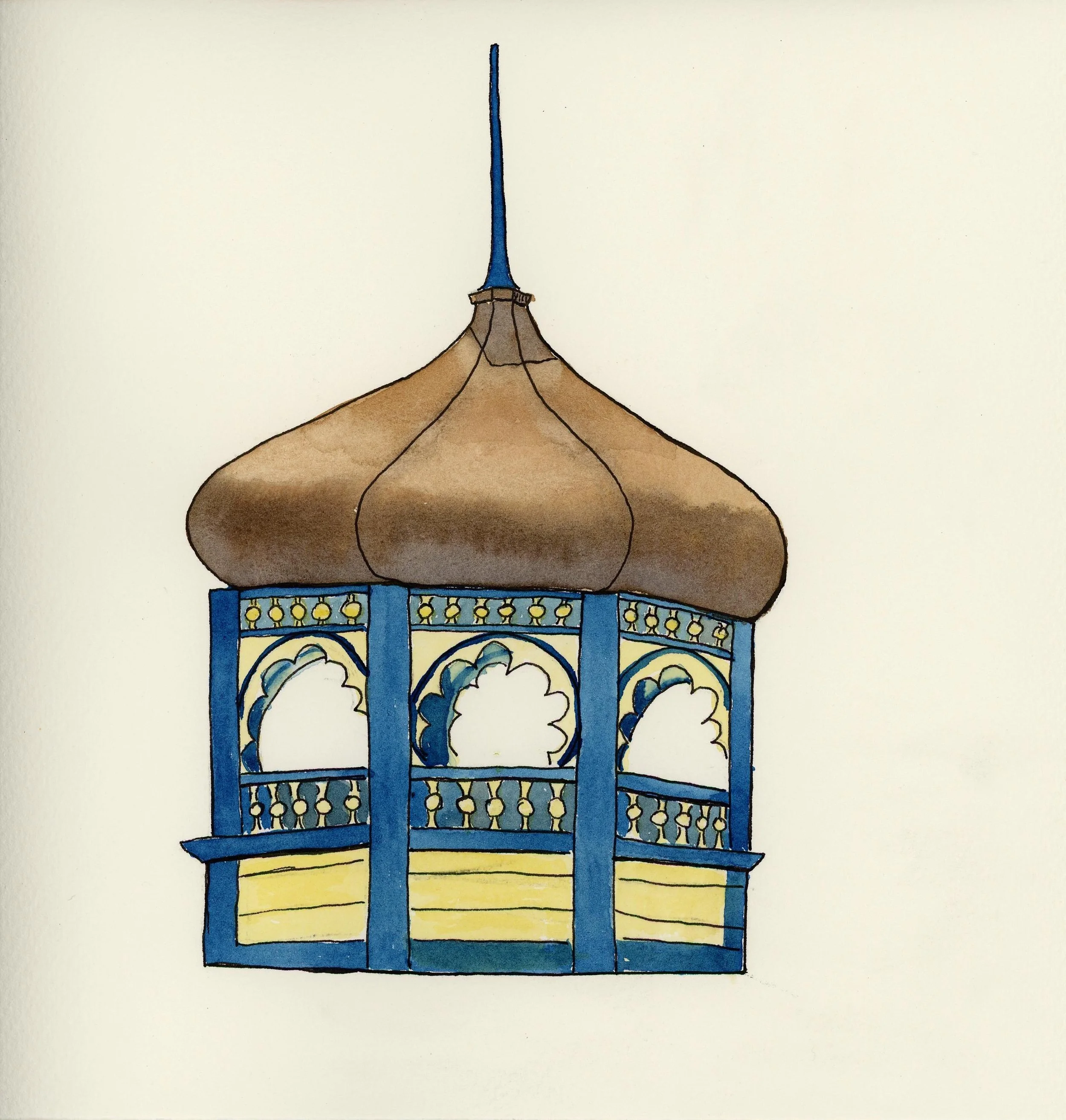 I am going to be at Artfest this year! May 31st 12-5, June 1st, 10-7, June 2nd, 10-5! Its at Coeur D’Alene Park in Browne’s Addition, home to this charming structure. This is my first show of the year and I’m looking forward to setting up in the park and chatting with people about art. Hope to see you there!
