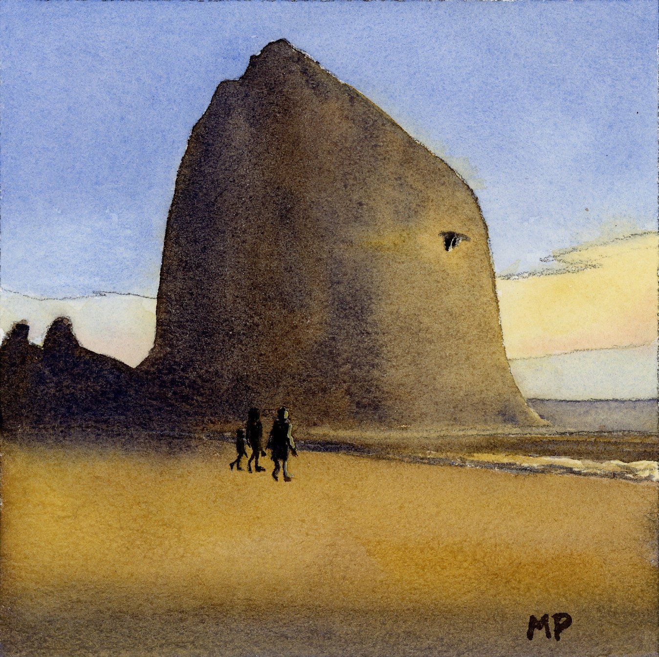 Haystack Sunset