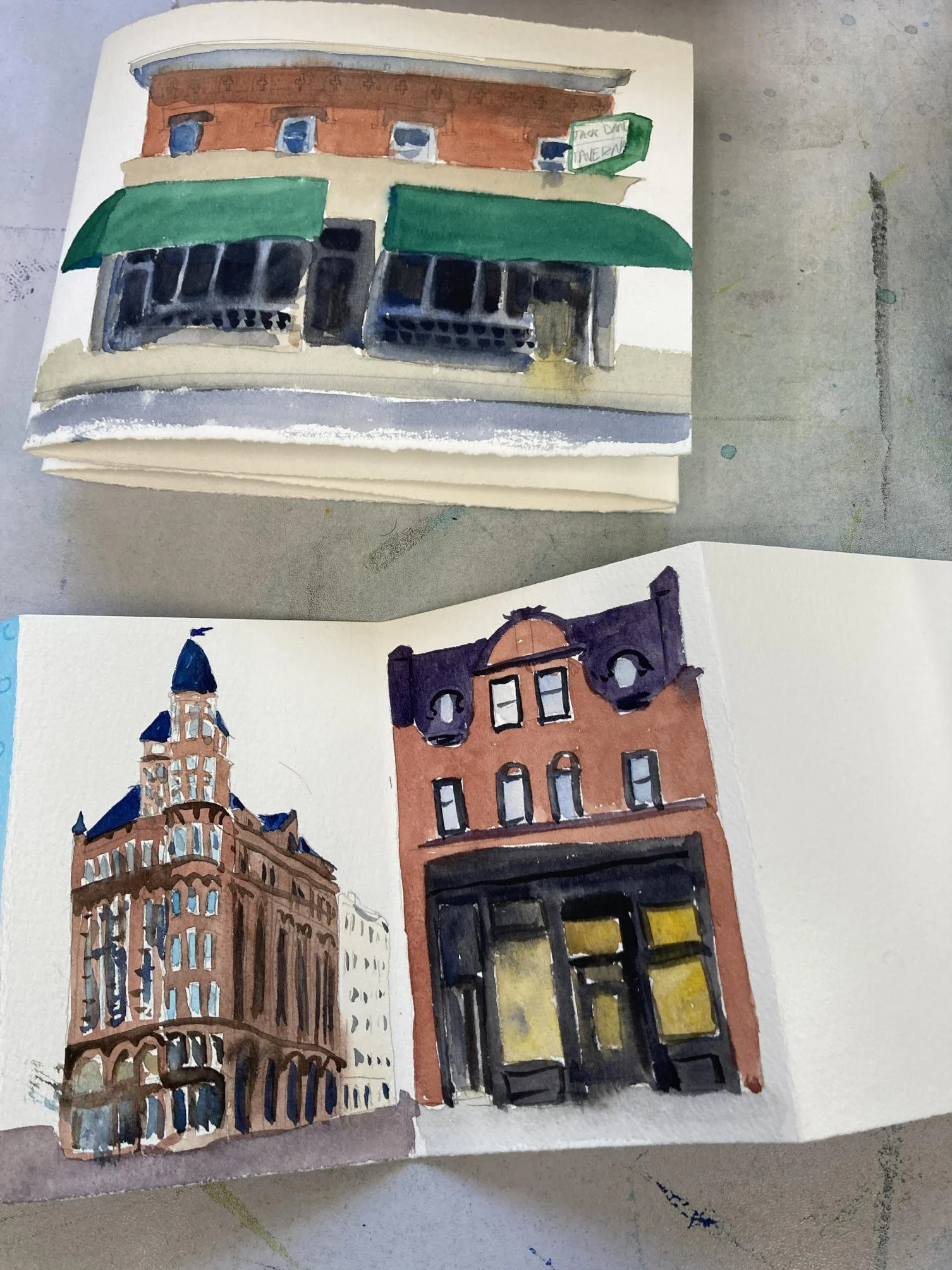 Spokane Landmarks Accordion Book
