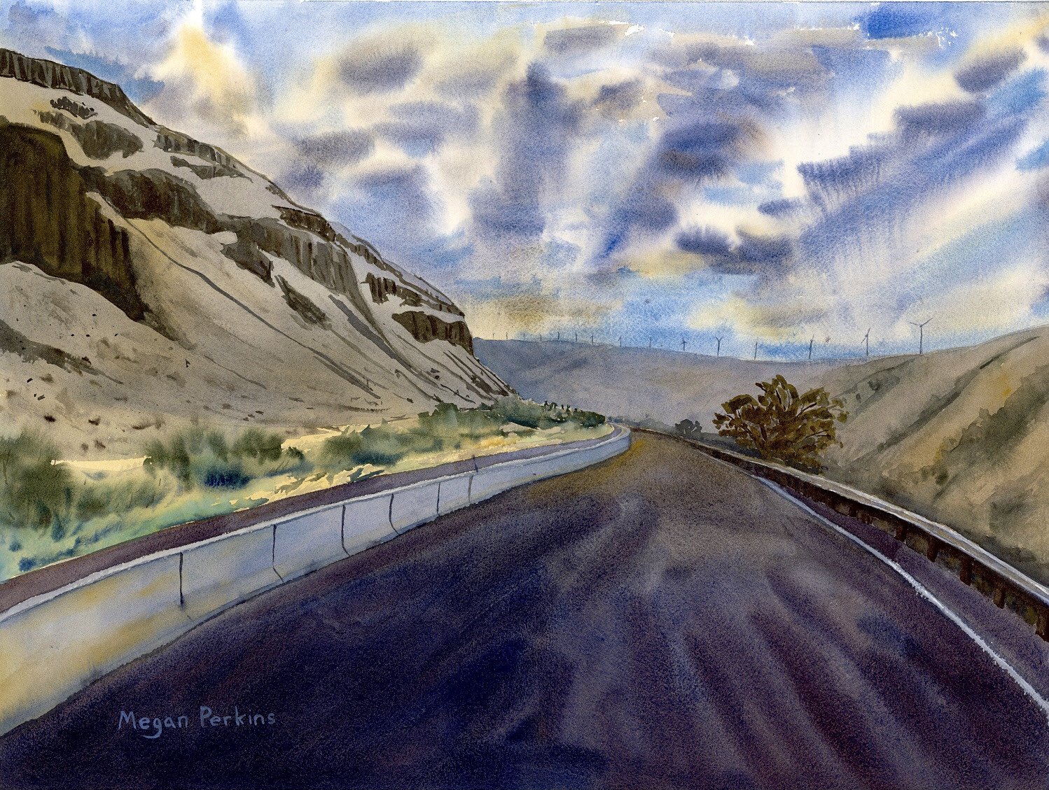 Trailhead 16 x 16 Watercolor