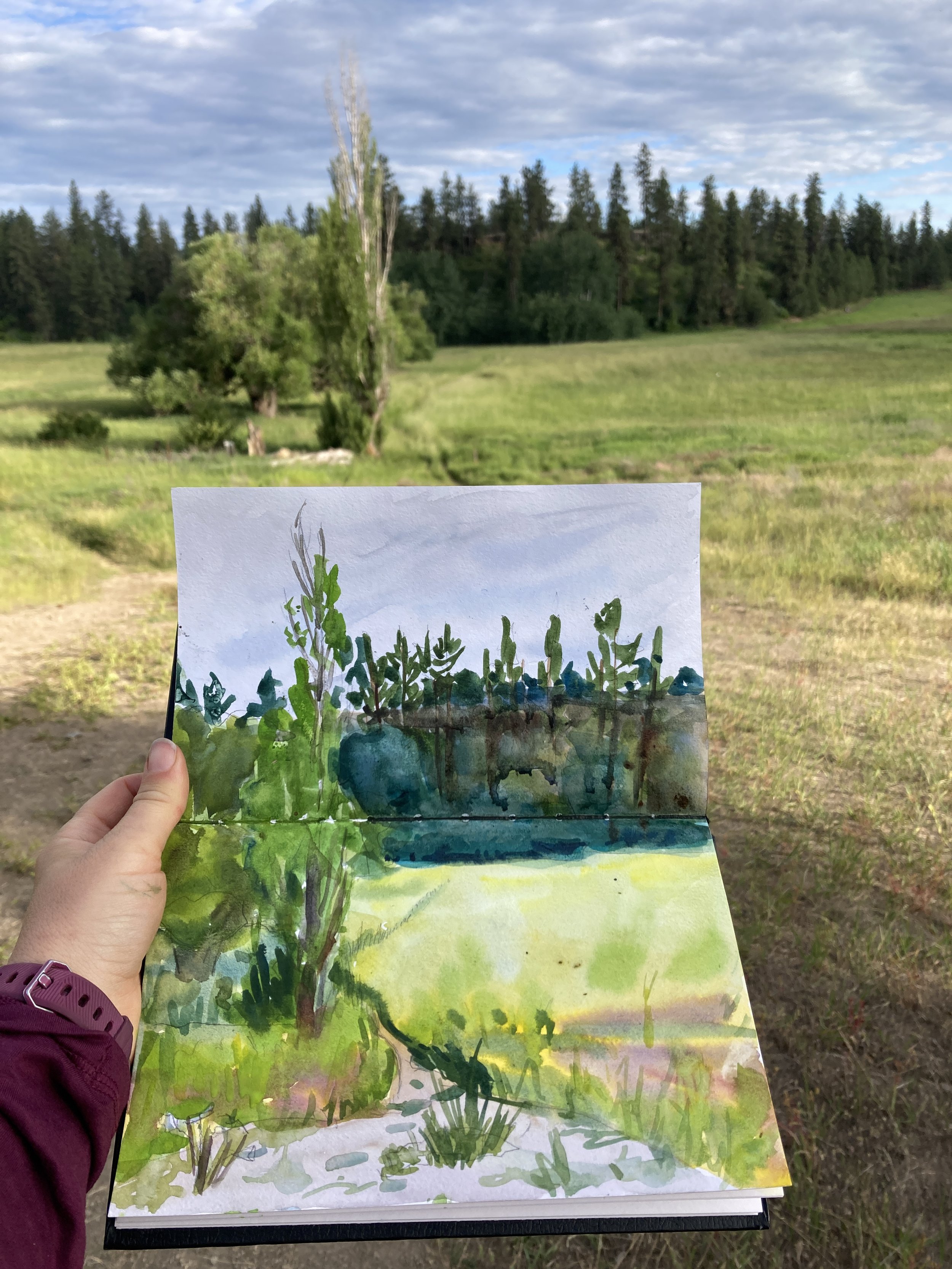 Artist Shares Beautiful Watercolor Studies of Landscapes From Her  Sketchbooks