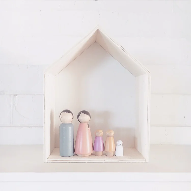Wooden Doll Family from Bear & Co.