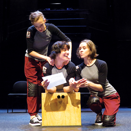 Left to right: Jenna Rossman, Lisa Hodsoll, Sabrina Thornton. Photo by: Amanda Smit-Peters