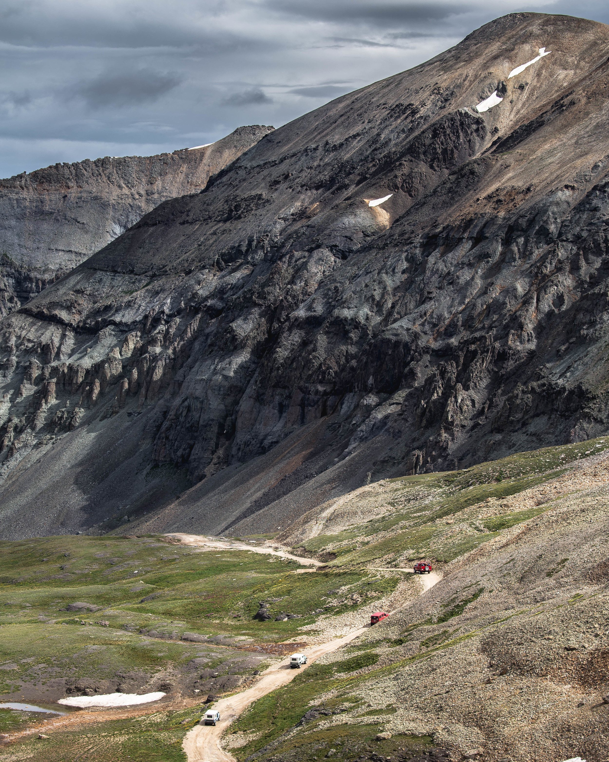 From Black Bear Pass towards Ingram Basin