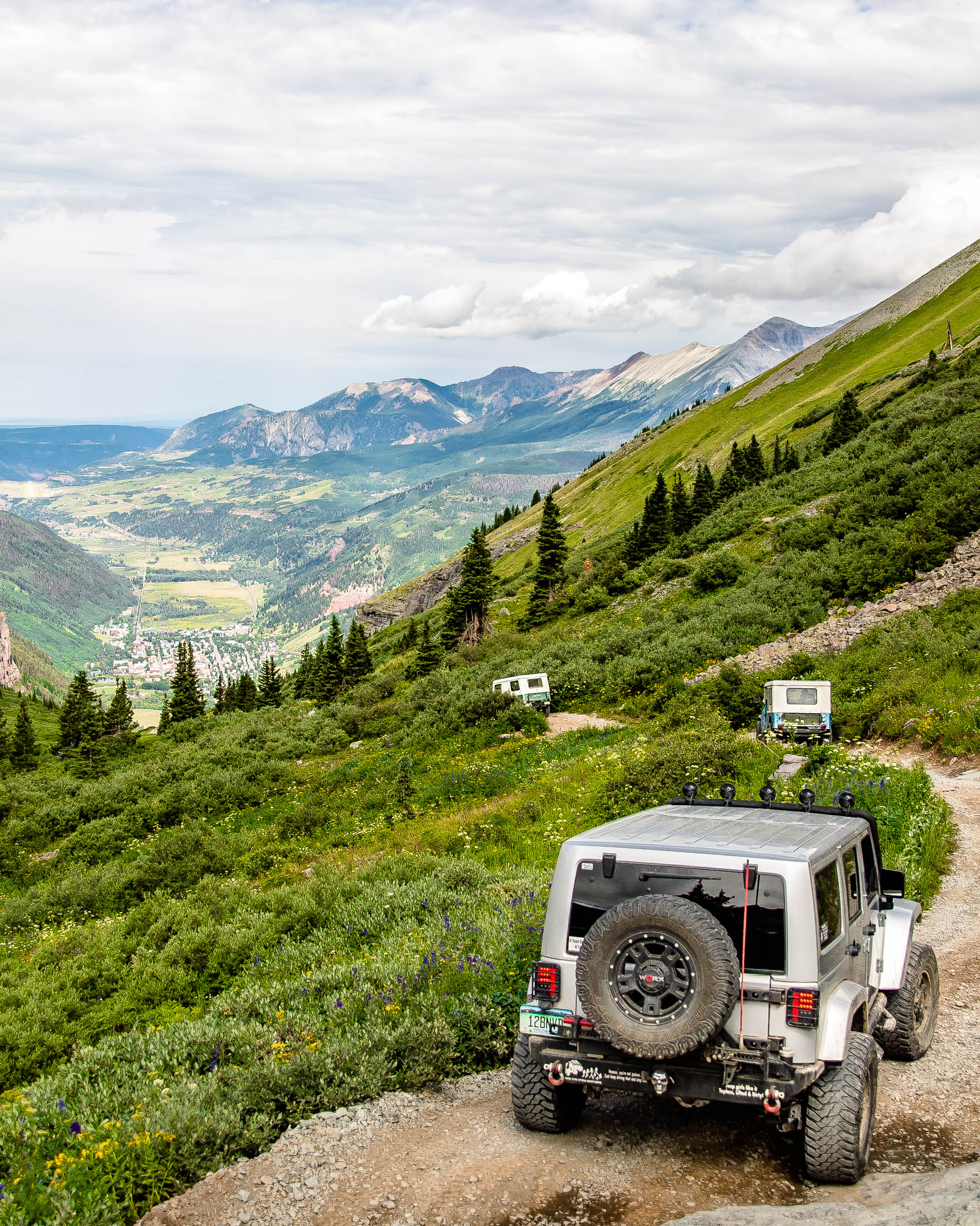 Descent from Black Bear Pass