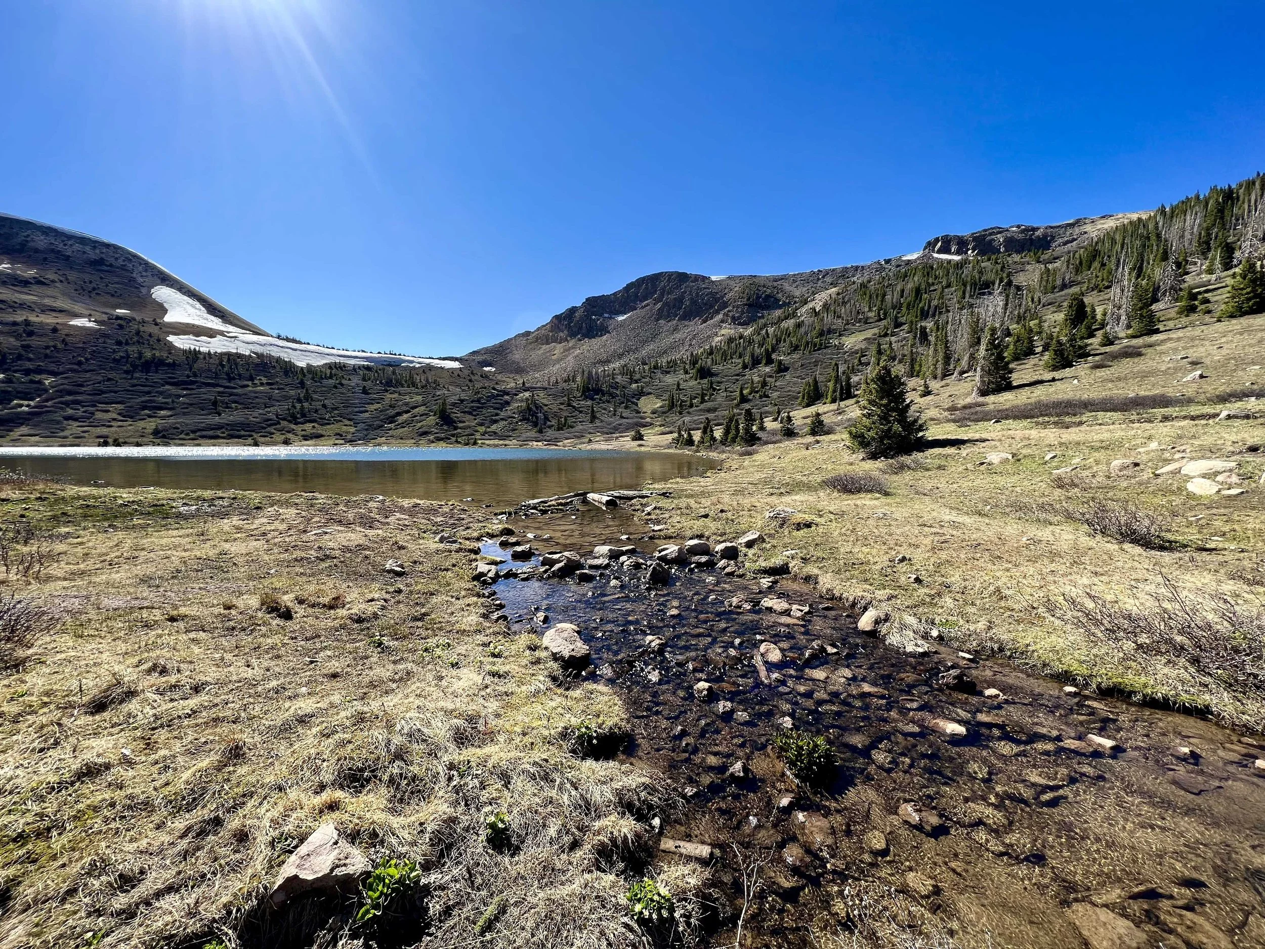  Archuleta Lake, which is right below us 