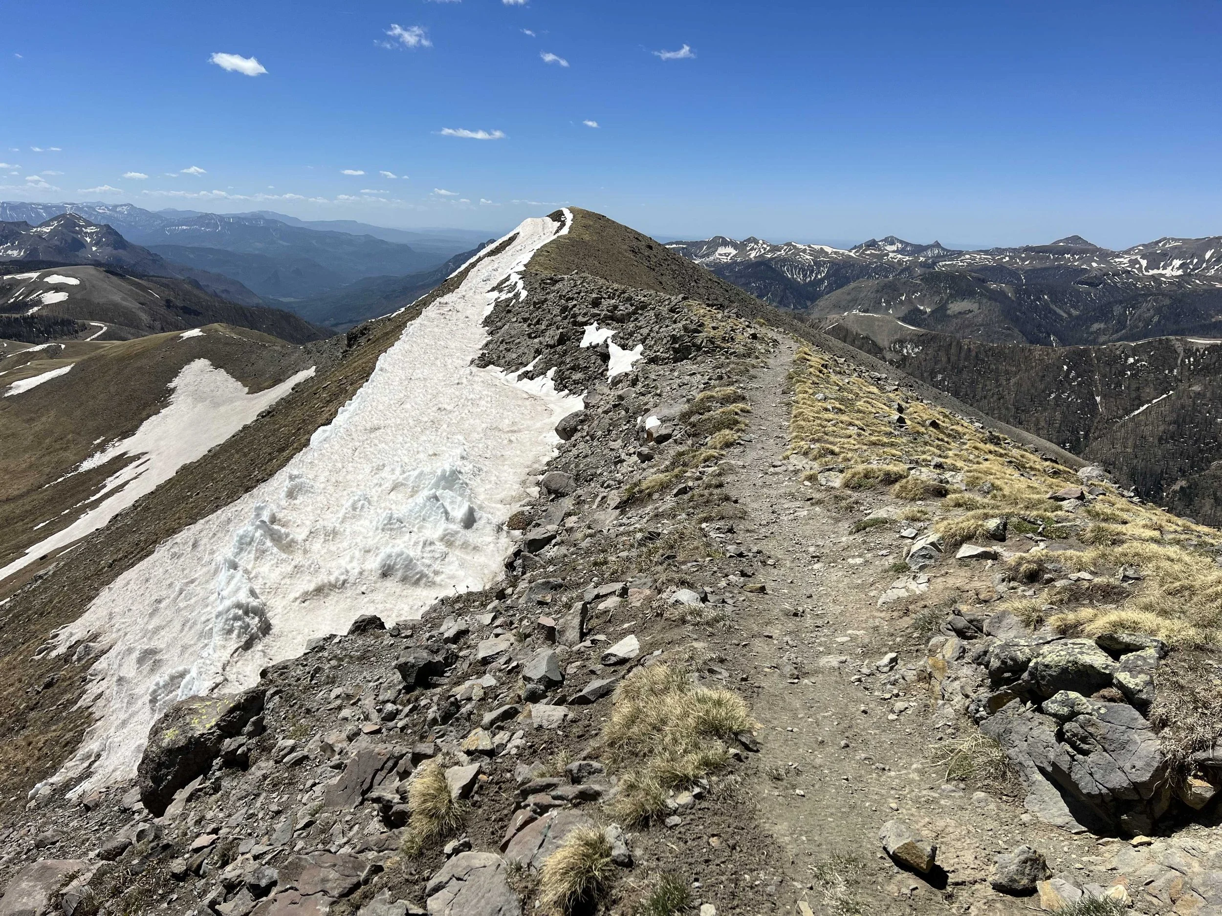  for a second I thought I’d get to walk on the edge at the top, but the trail veered to the right and went down again. Disappointing. 