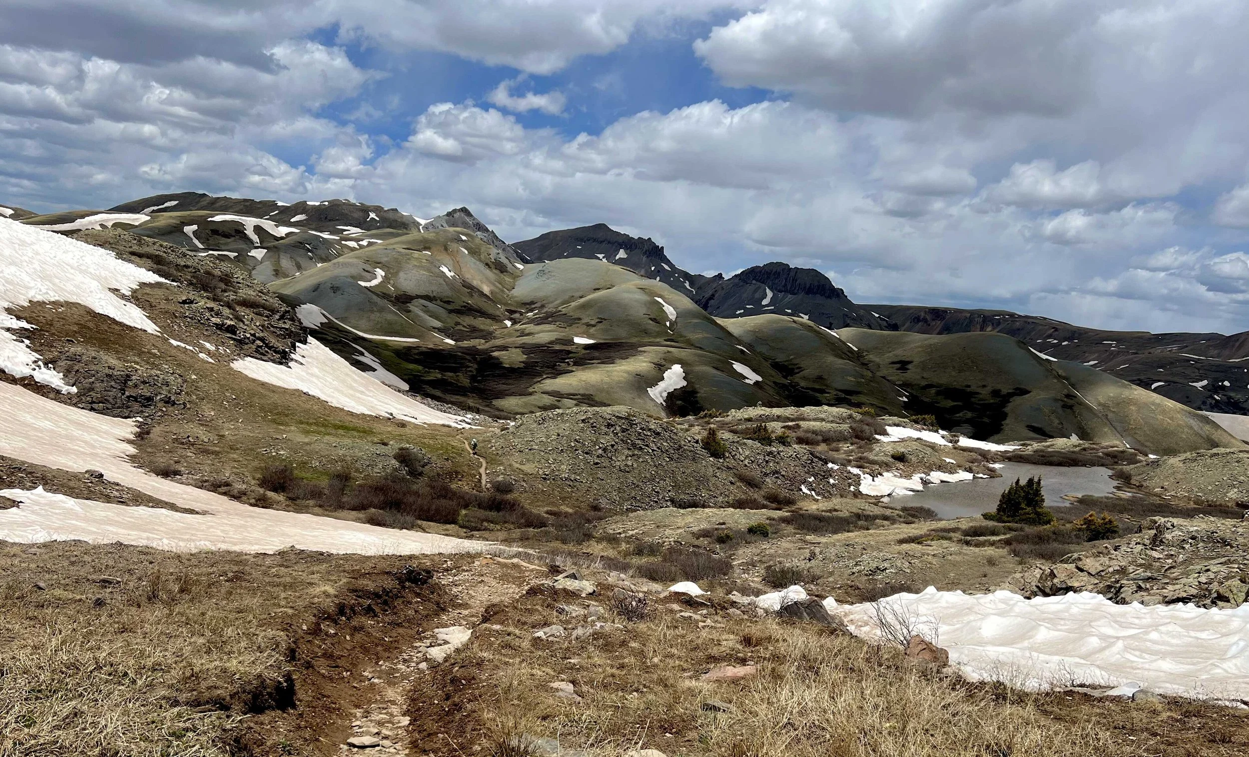  the colors in the mountains ahead were beautiful 