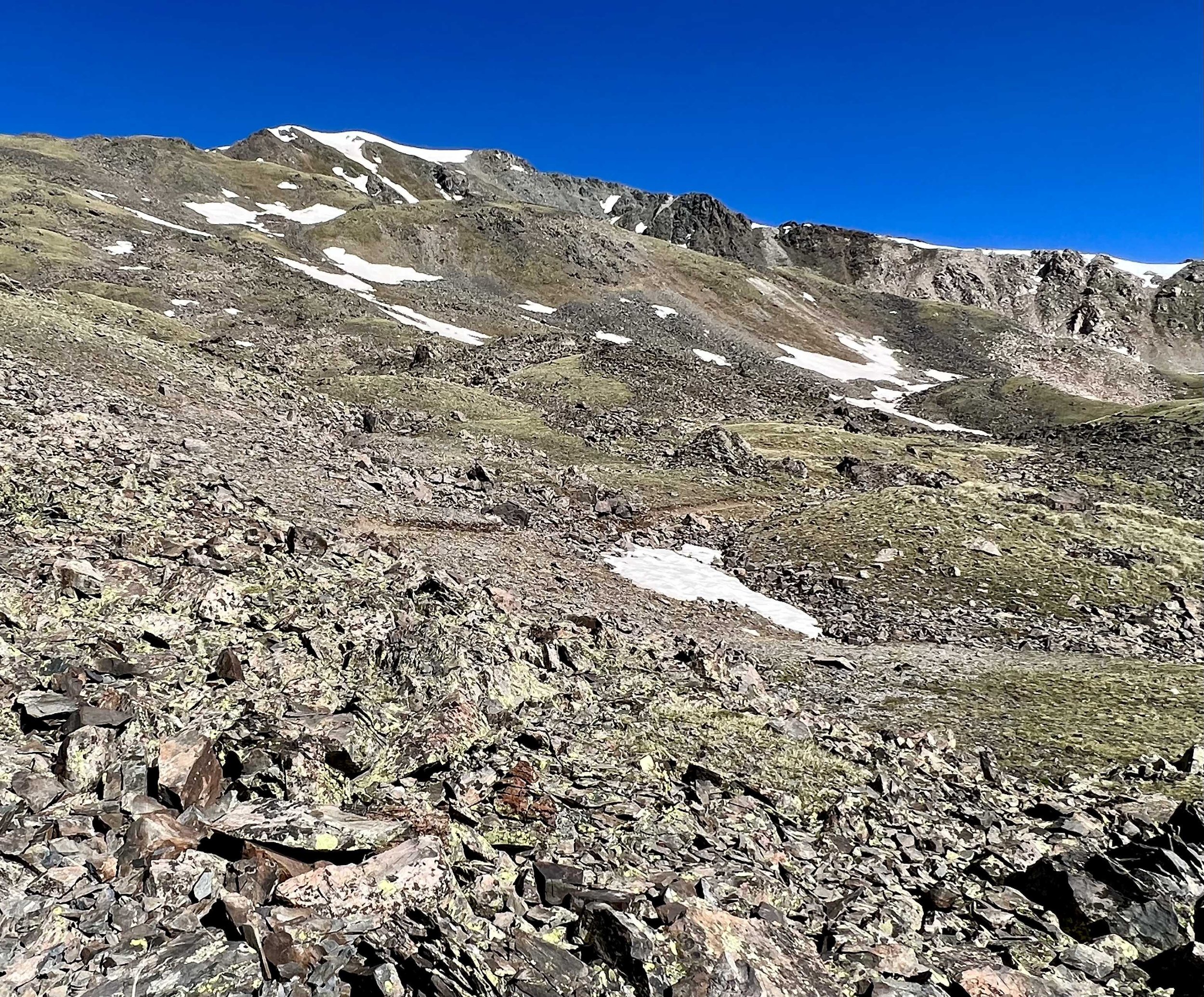  the trail here was basically all on the rocks, winding around and around and around. It was tedious hiking for sure 