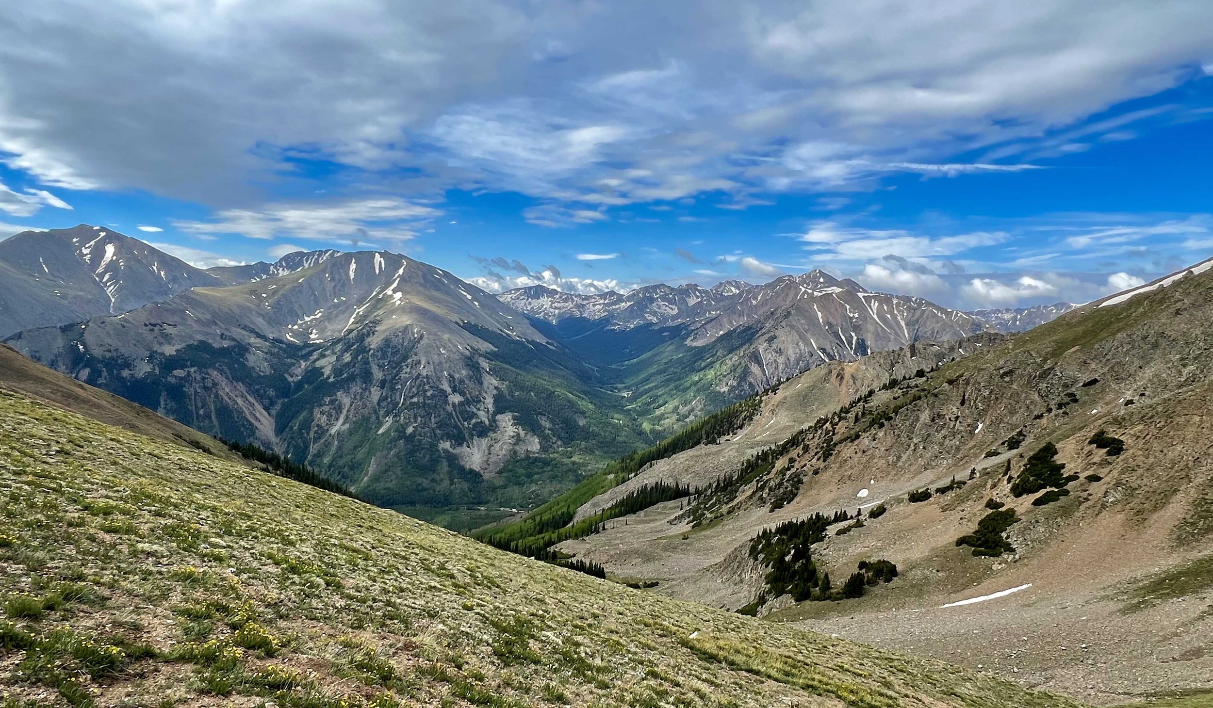  the view from the top of Hope Pass 