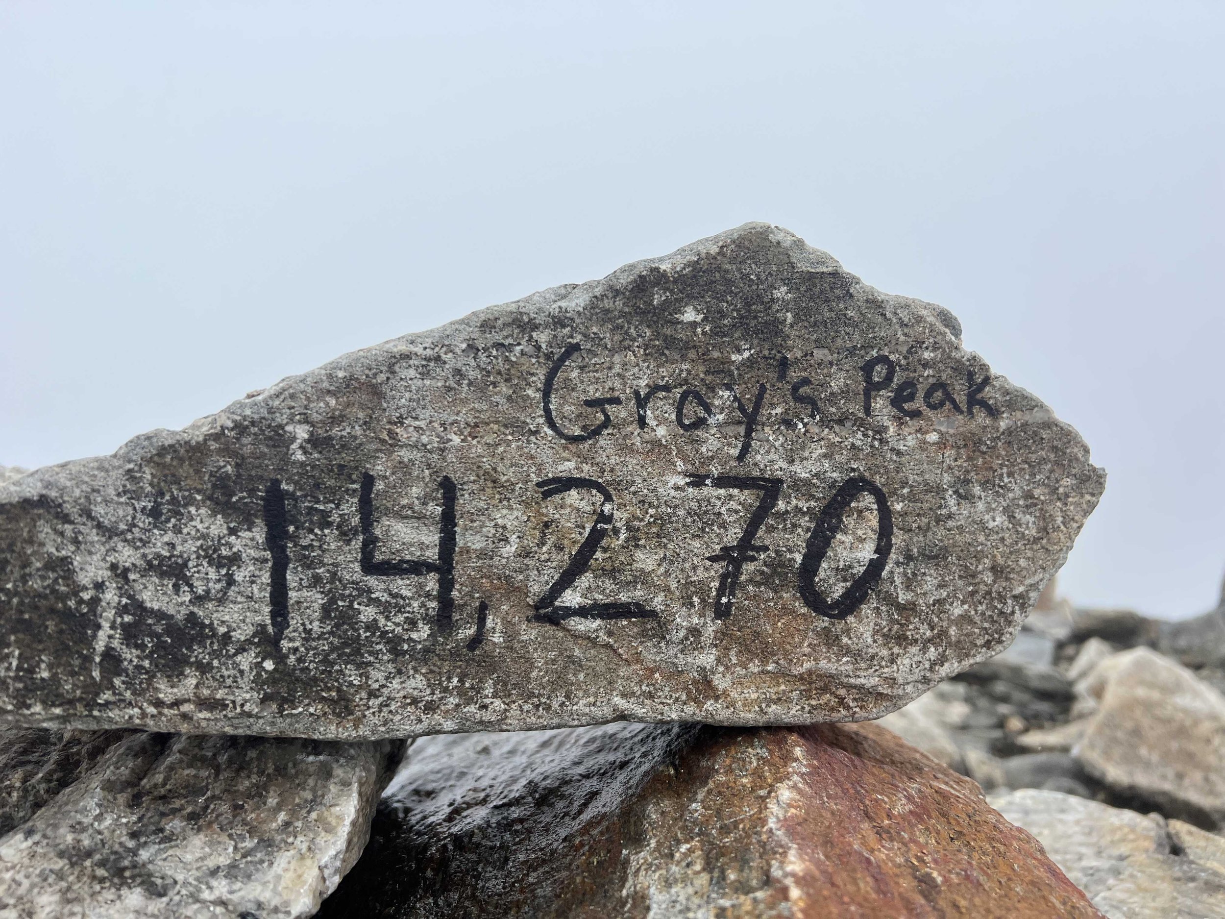 Gray’s Peak, 14,270 ft - the highest point on the CDT 
