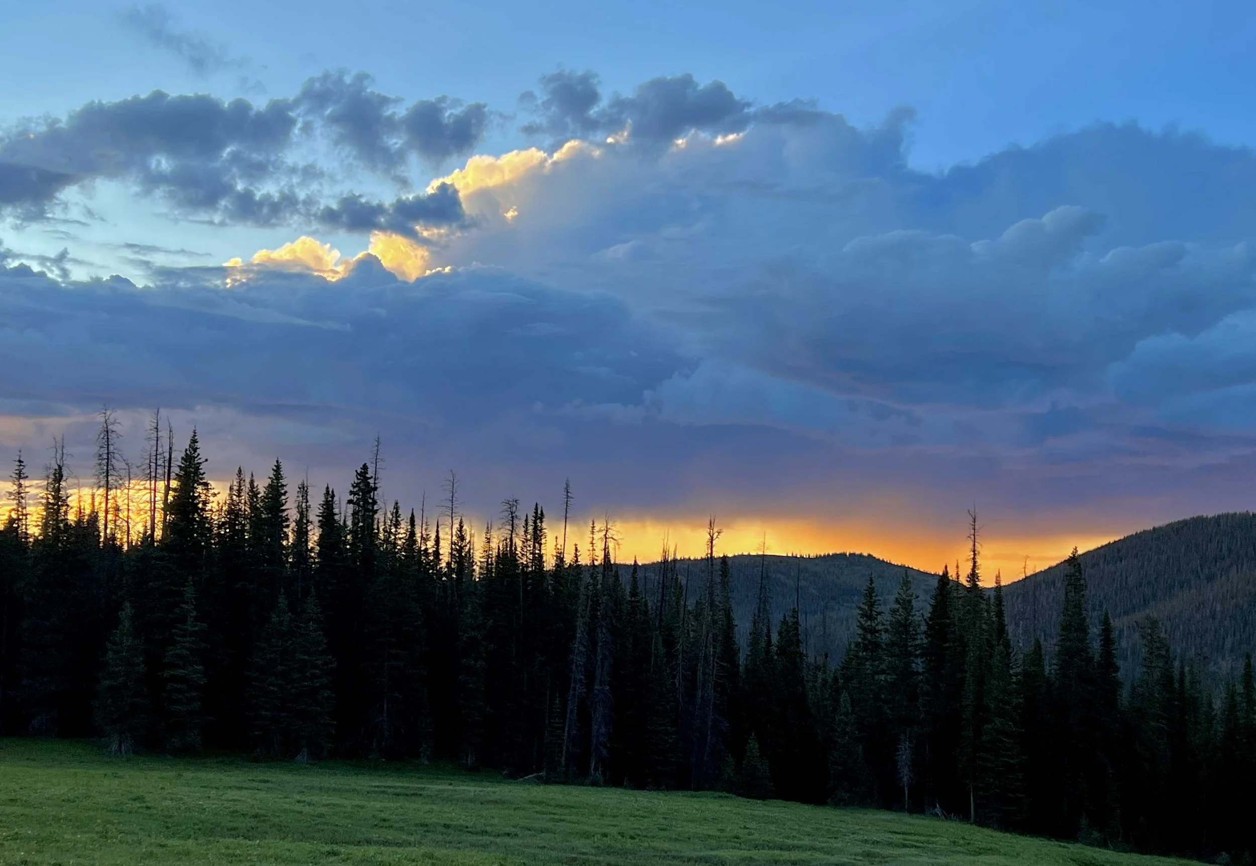  sunset from the tent 