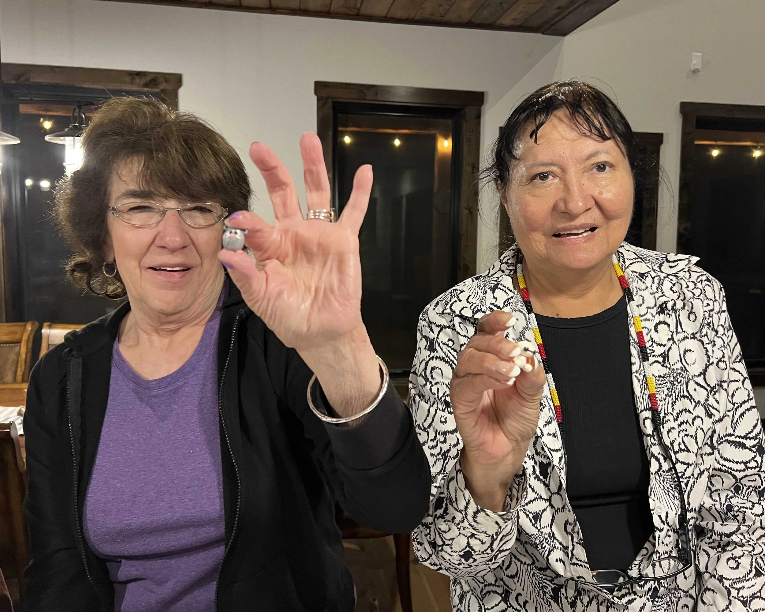  the Barbs holding up their figures (taken for Theresa’s benefit because I know how much she likes seeing what everyone chooses)  It’s true! I do, lol!  