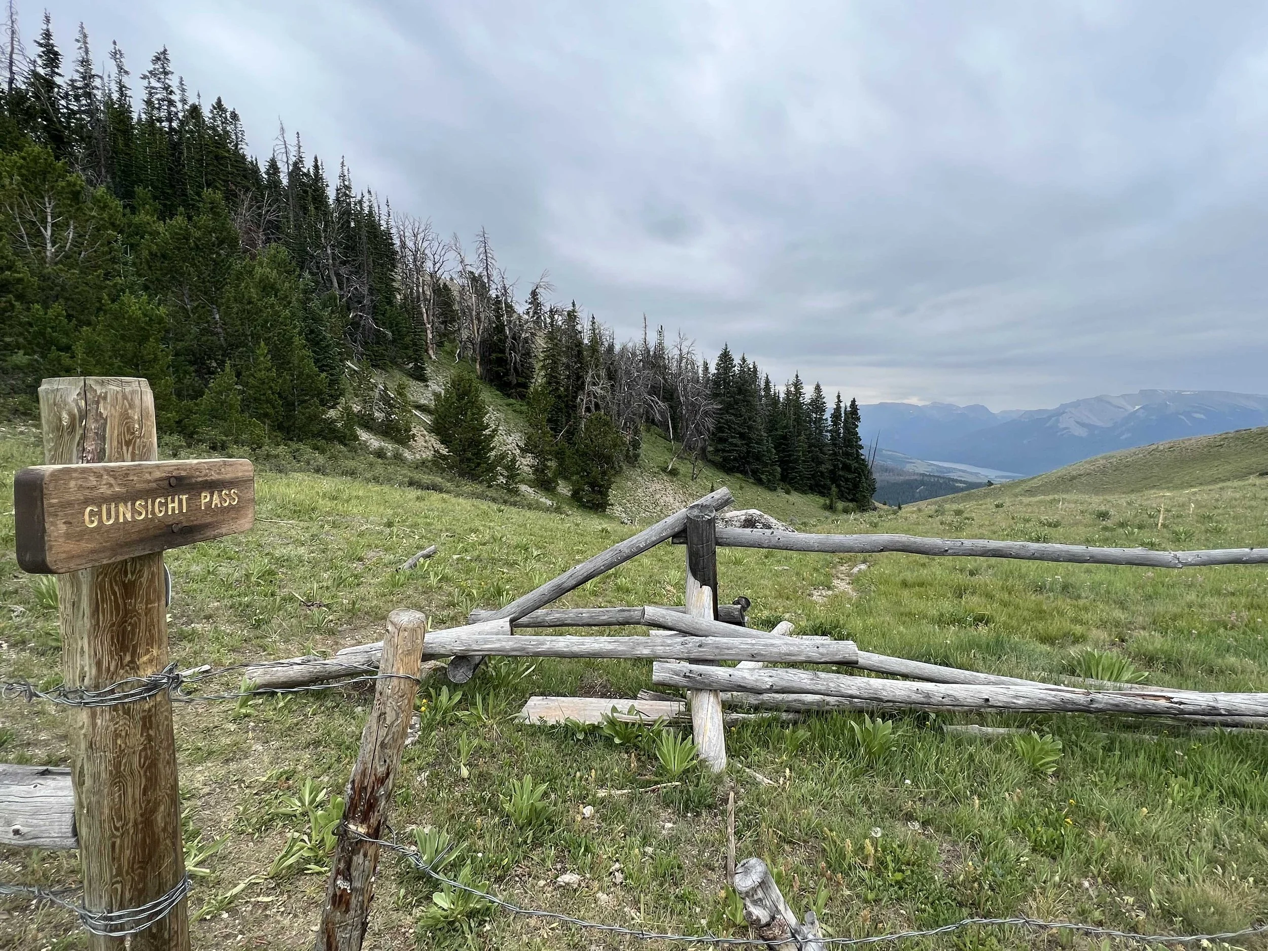  getting up to Gunsight Pass was not easy - again, no real switchbacks 