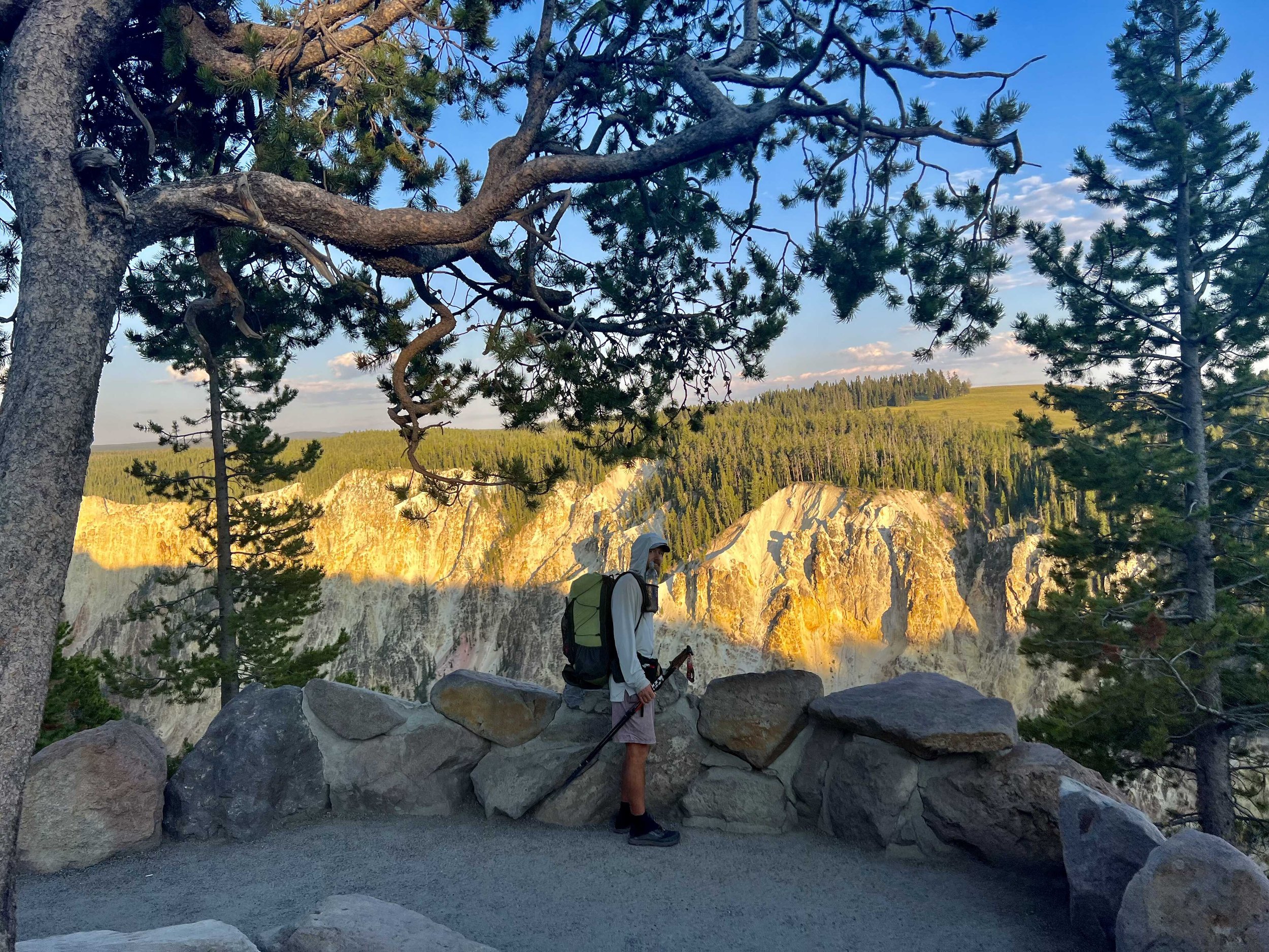  Nick looking at the canyon 