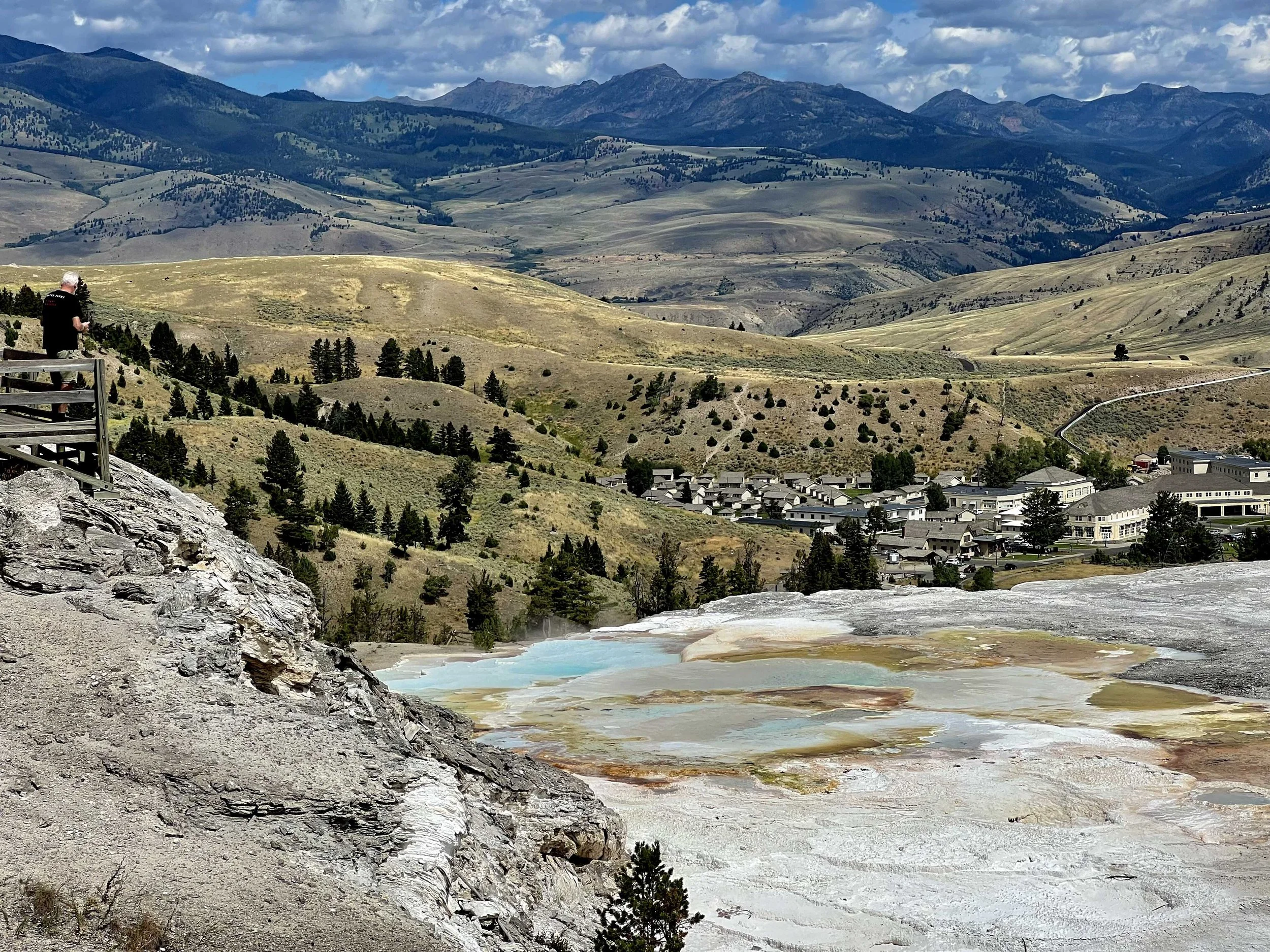  looking down to Mammoth 