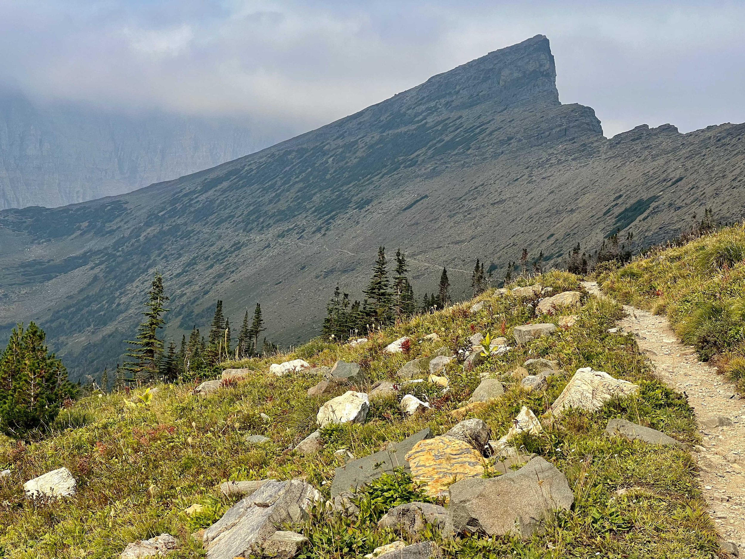  heading up Pigeon Pass 