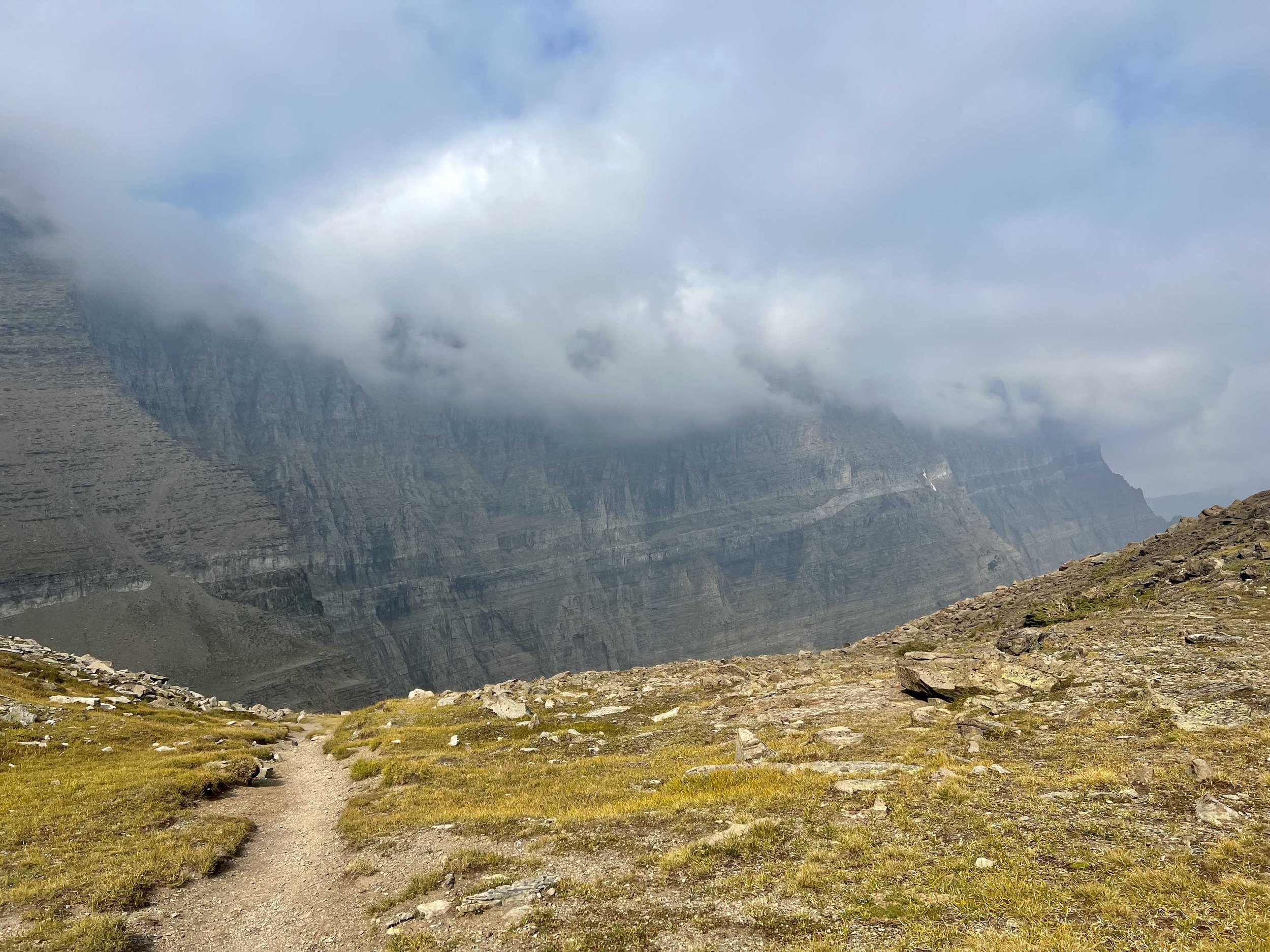  almost to the top of the pass 