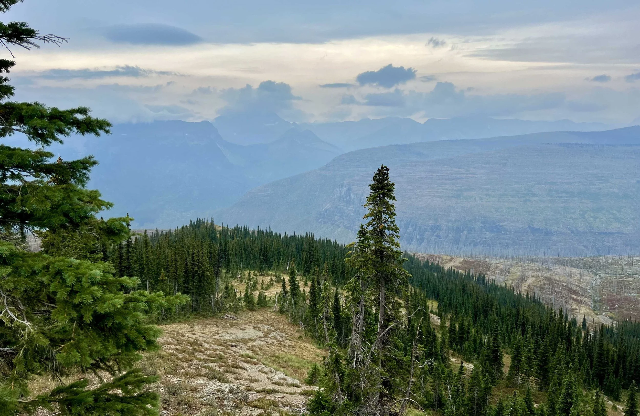  the view as we were leaving camp 