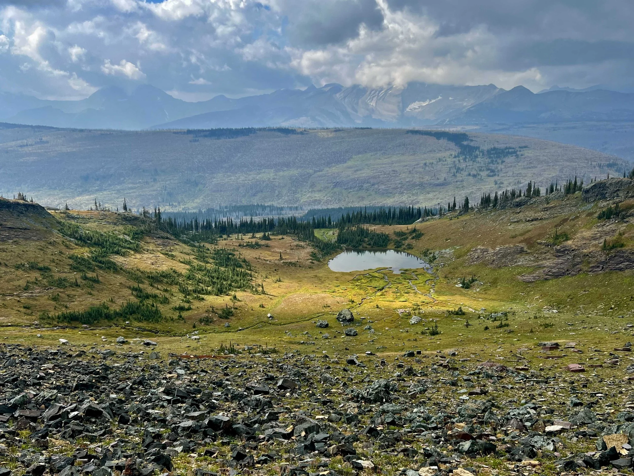  heading up to Sue Lake 