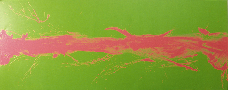 The awakening (pink on green) 1996