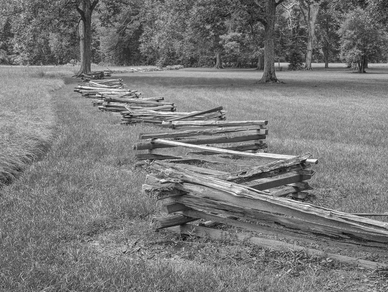 Field and Fence, Mount Locust, Jefferson County