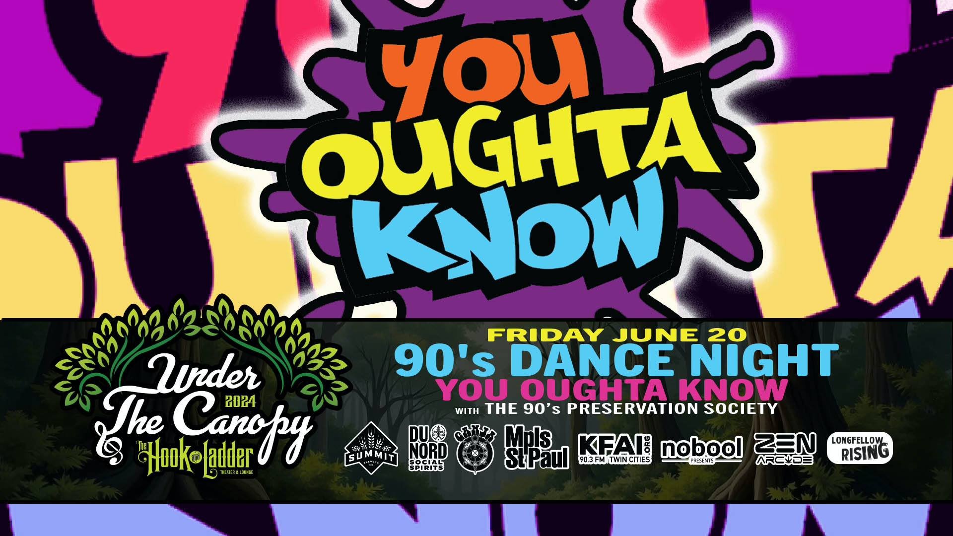 90s Dance Night at the Hook and Ladder Theater