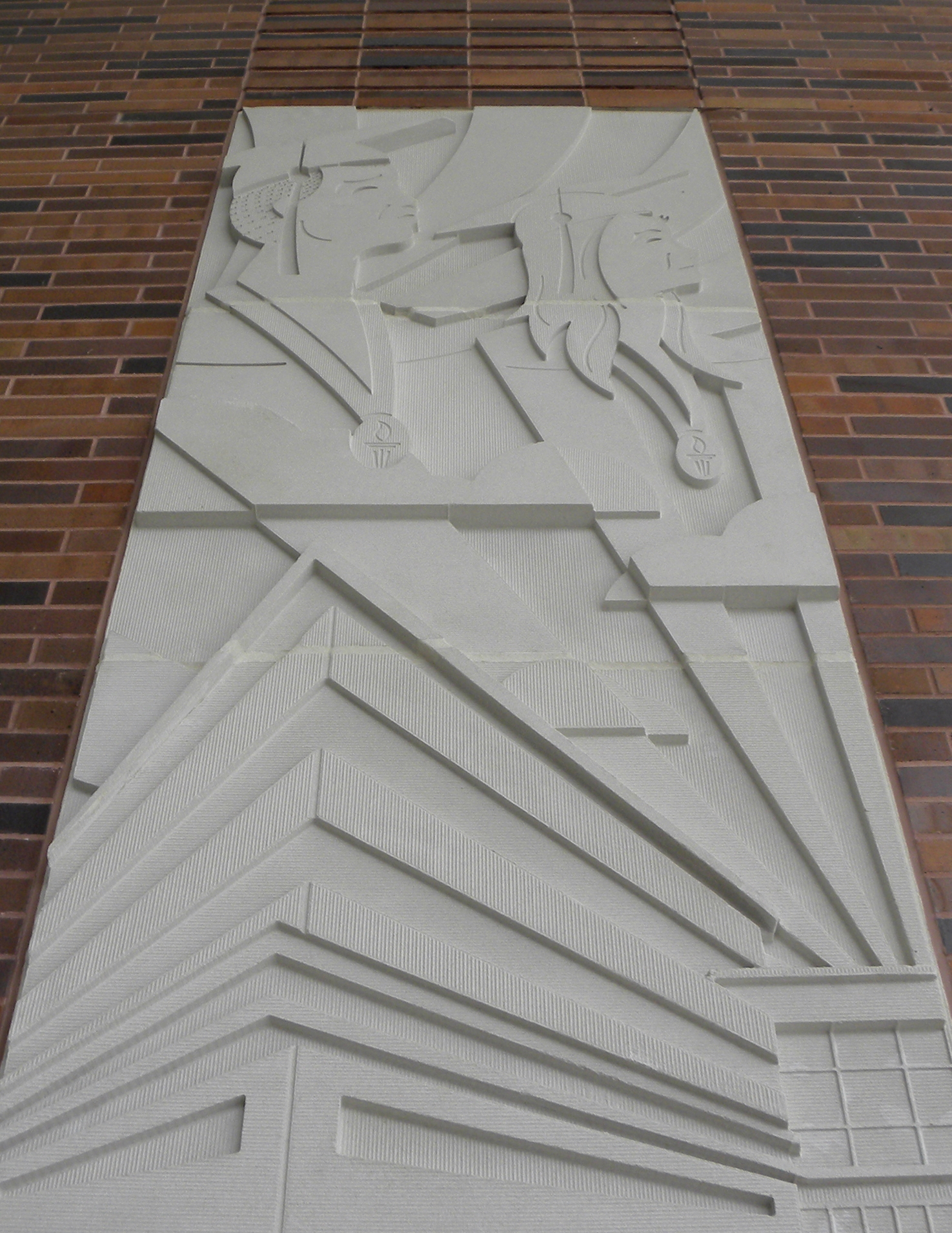   Academics  Bas-relief cast stone 10’x 4’x 6”  