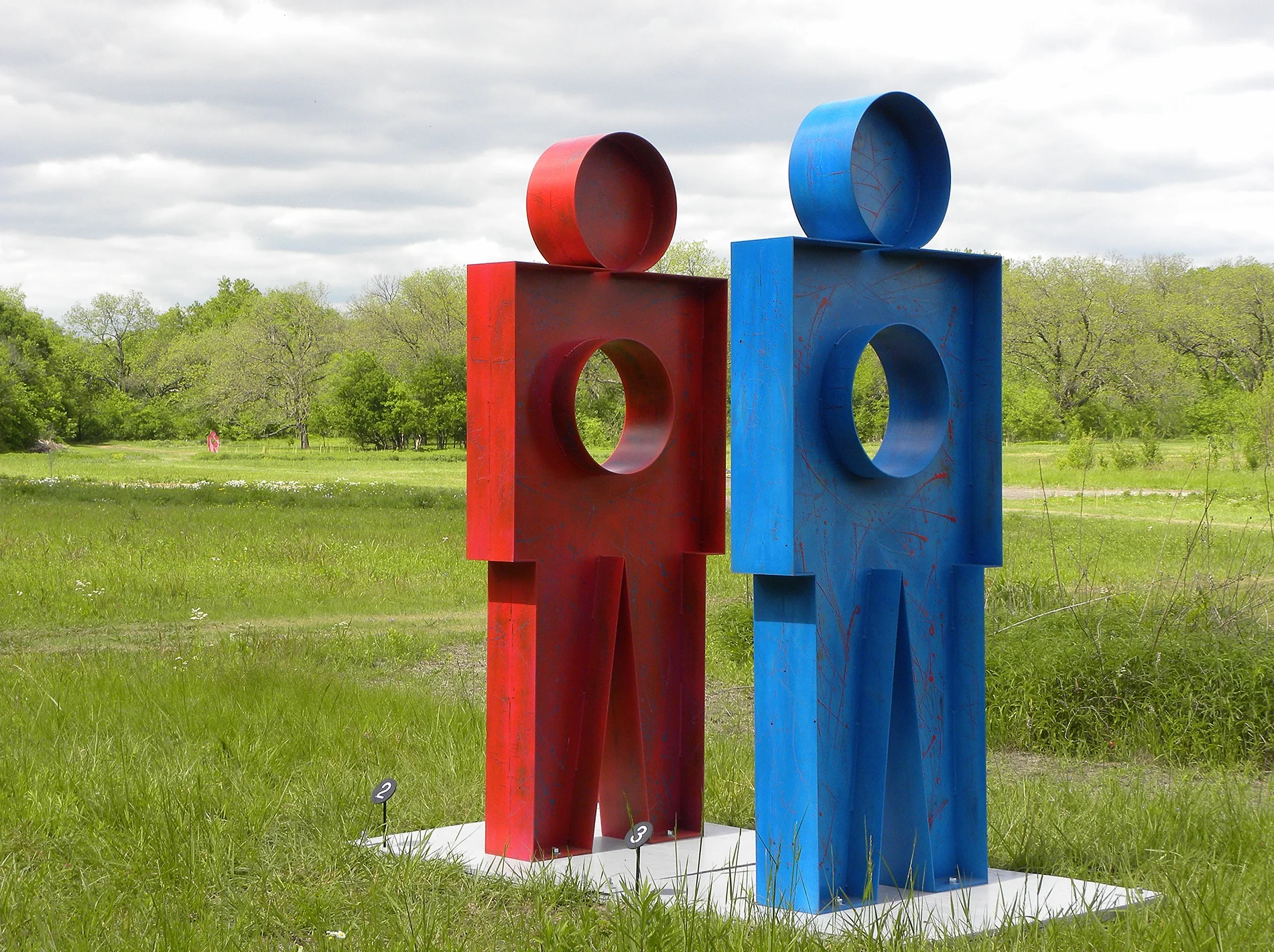   Figure No. 2-3 , 2018 Steel, enamel 96”x 44”x 9” 