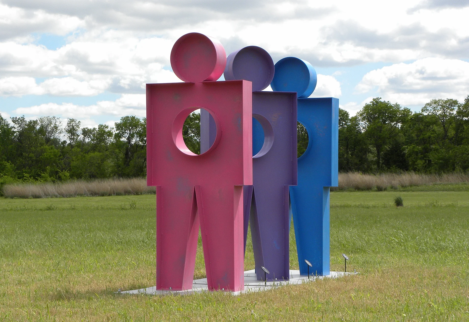   Figure No. 5-6-7 , 2018 Steel, enamel 96”x 44”x 9” 