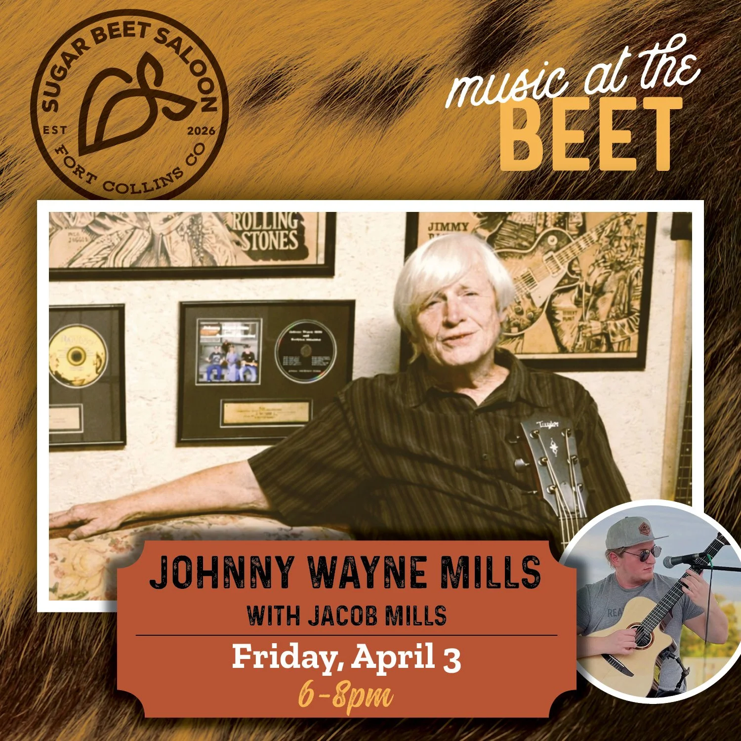 MUSIC AT THE BEET: Johnny Wayne Mills Band featuring Jacob Mills