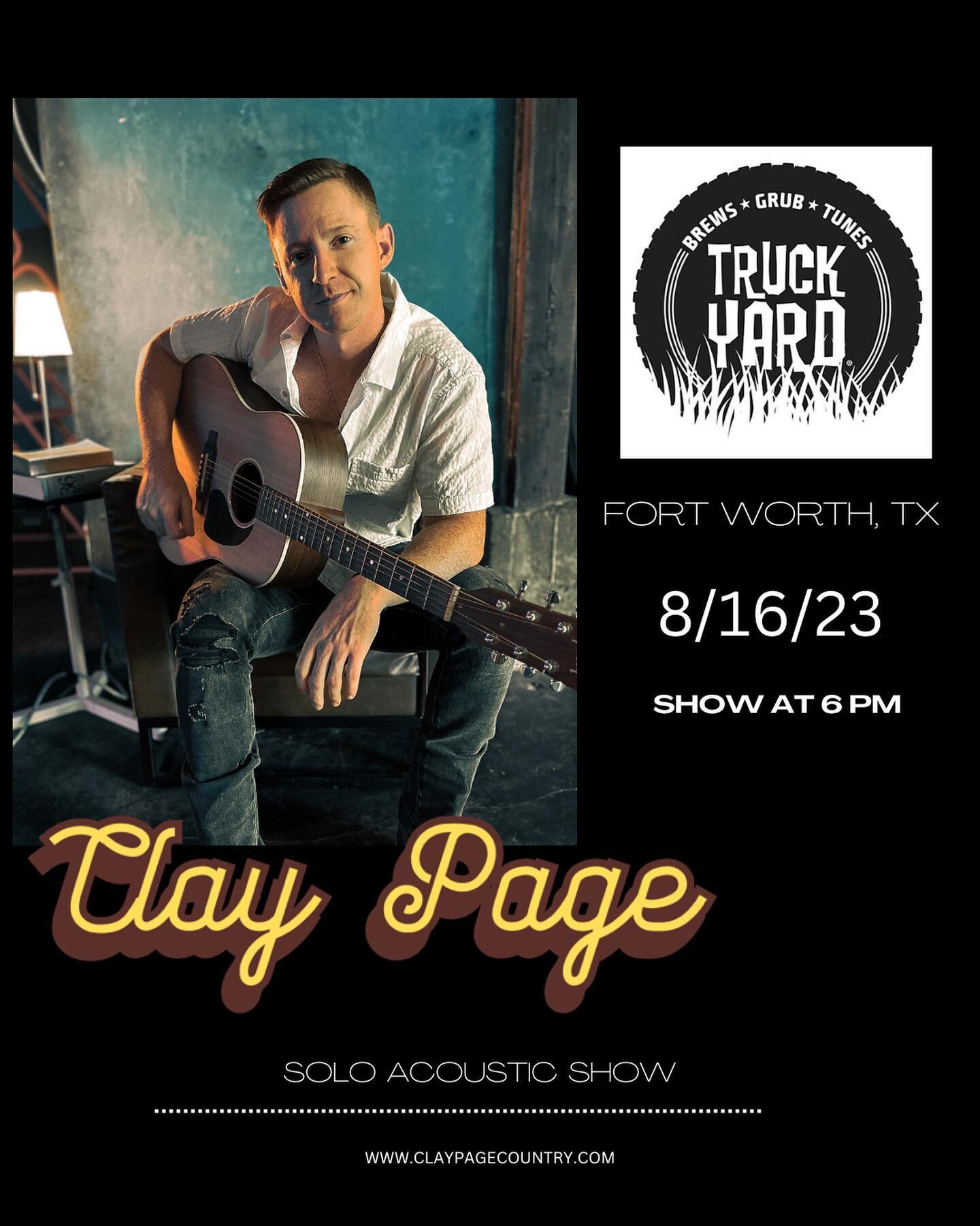 Texas I&rsquo;m headed your way this week! 🎙️⚡️

I&rsquo;ll be meeting back up with the band in Greenwood, SC on 8/25 to play @howardsonmain 

#countrymusic #dfw #texasmusic #nashvilletn