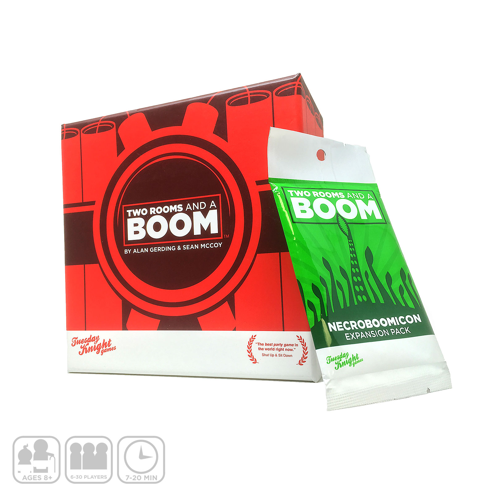 Two Rooms and a Boom Card Board Game - Red, Blue, Grey Teams - Gerding &  McCoy