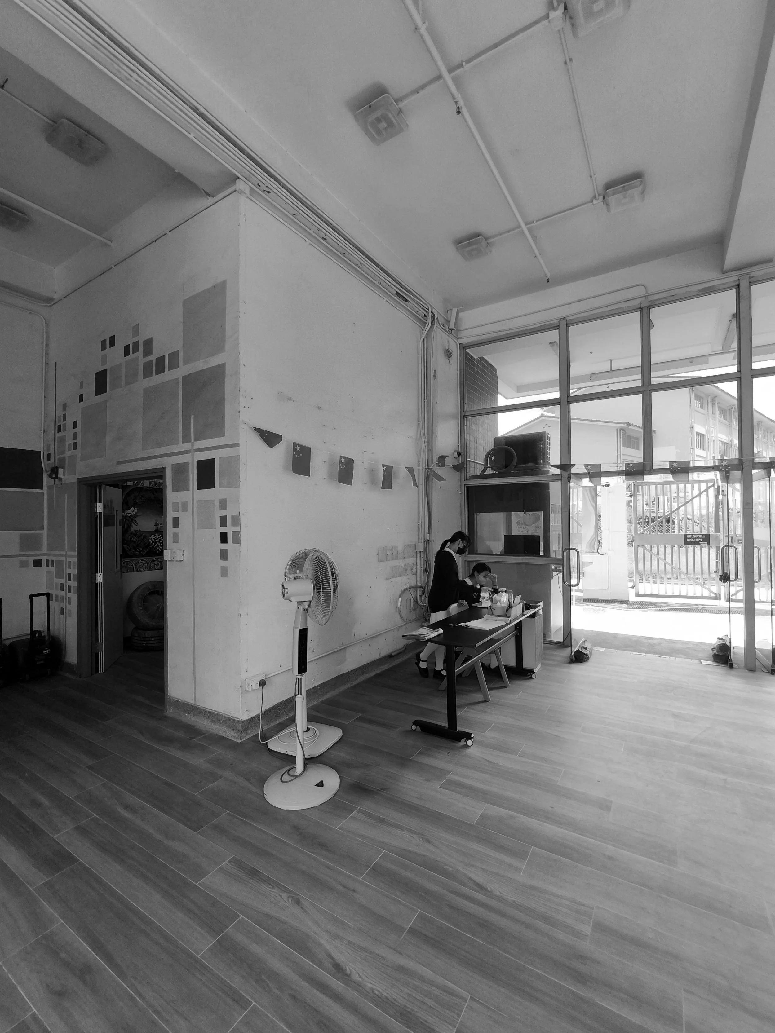 Renovation of a School Entrance Lobby
