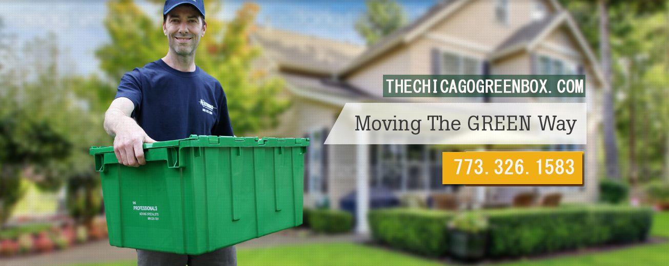 Chicgao GreenBox Facebook Cover image - moving green with Chicago GreenBox