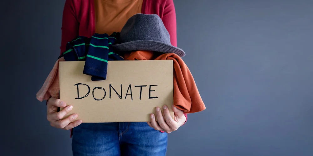 clothes donation box