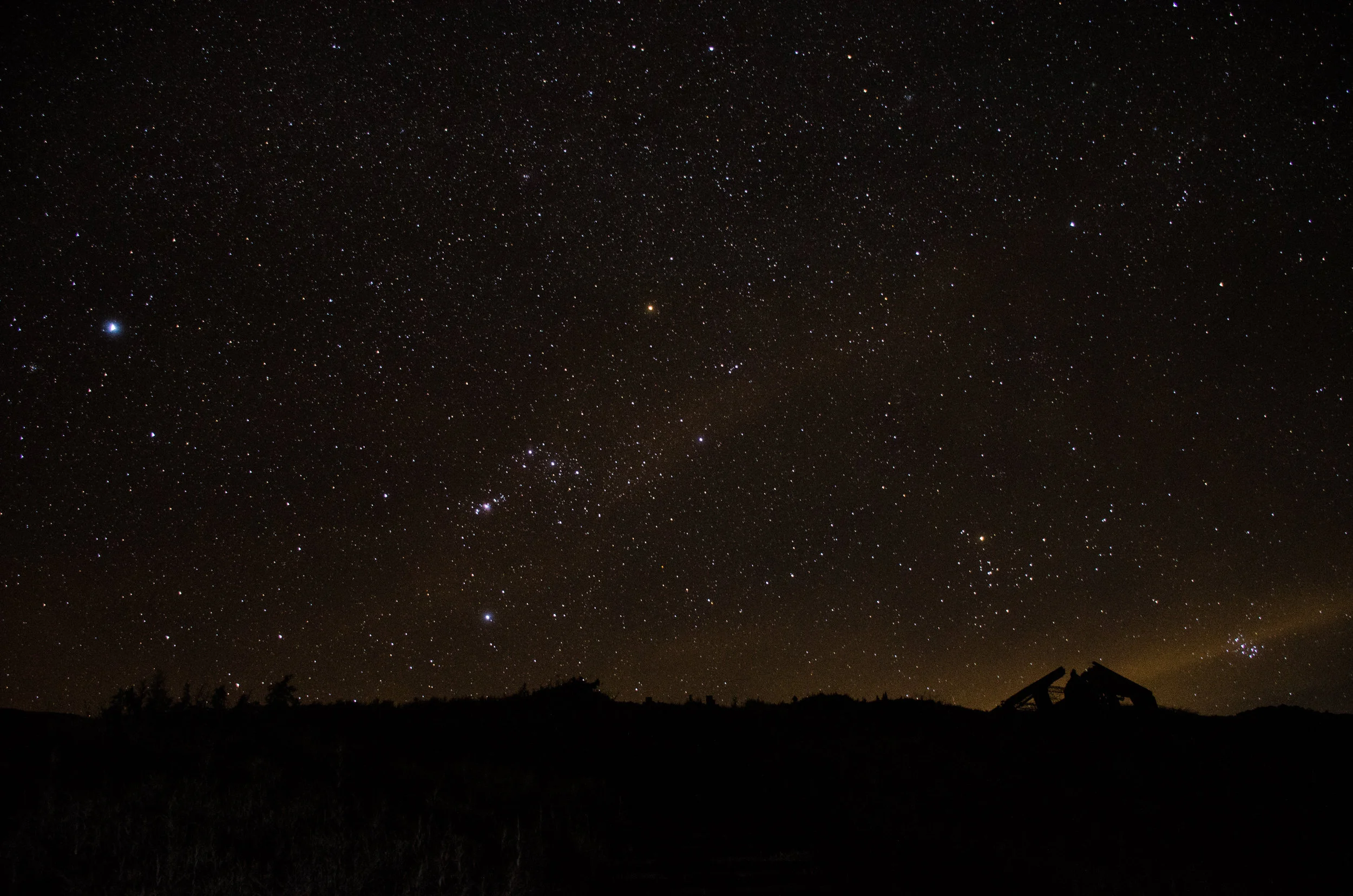 冬季星空 合歡東峰
