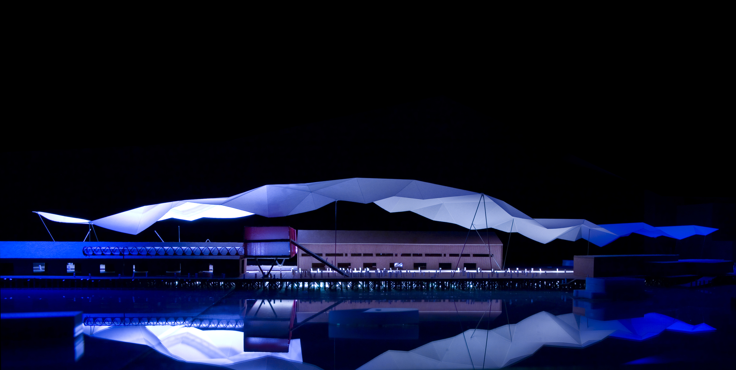 PHYSICAL MODEL LIT UP // GIANT VERANDA