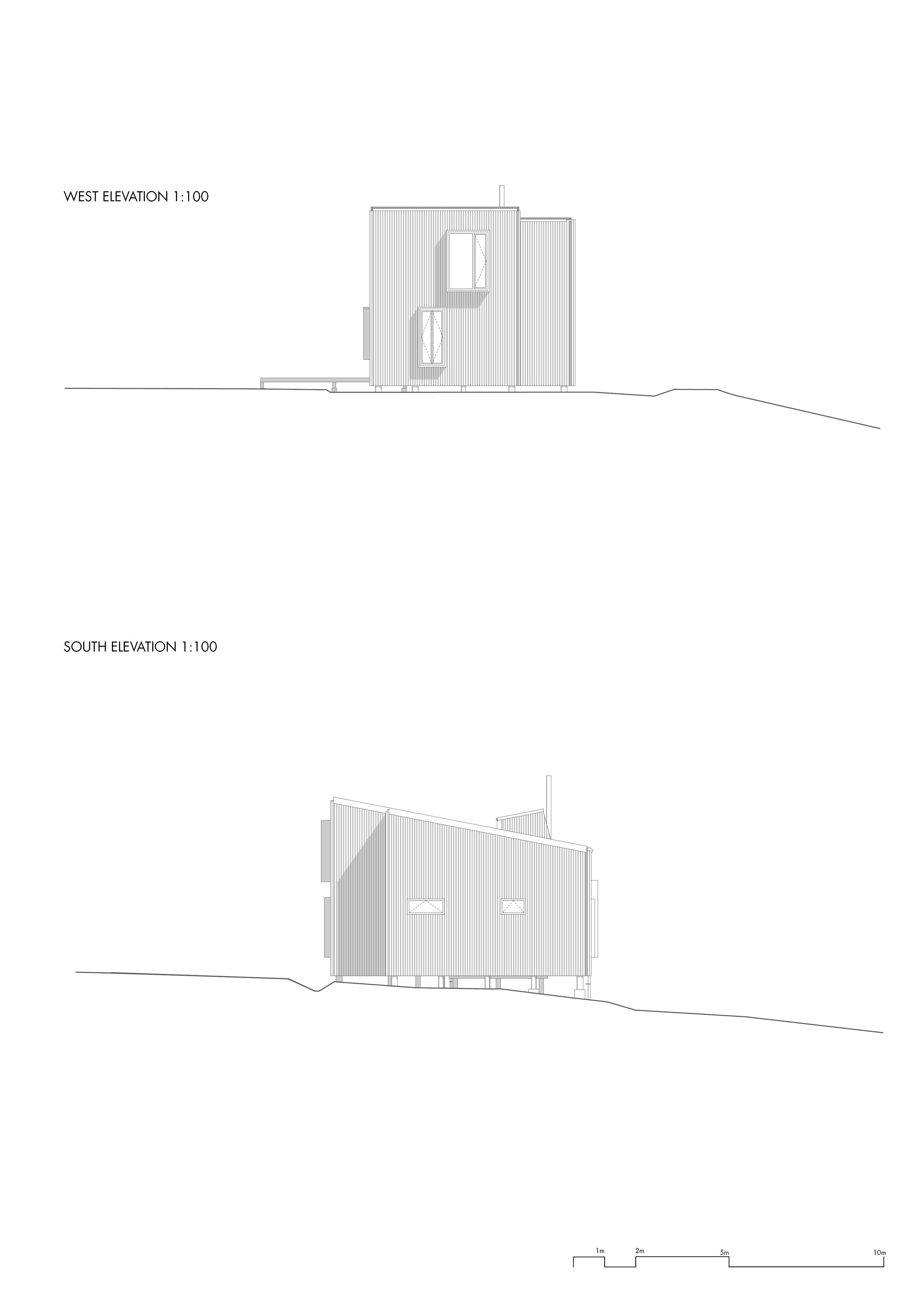 West & South Elevation