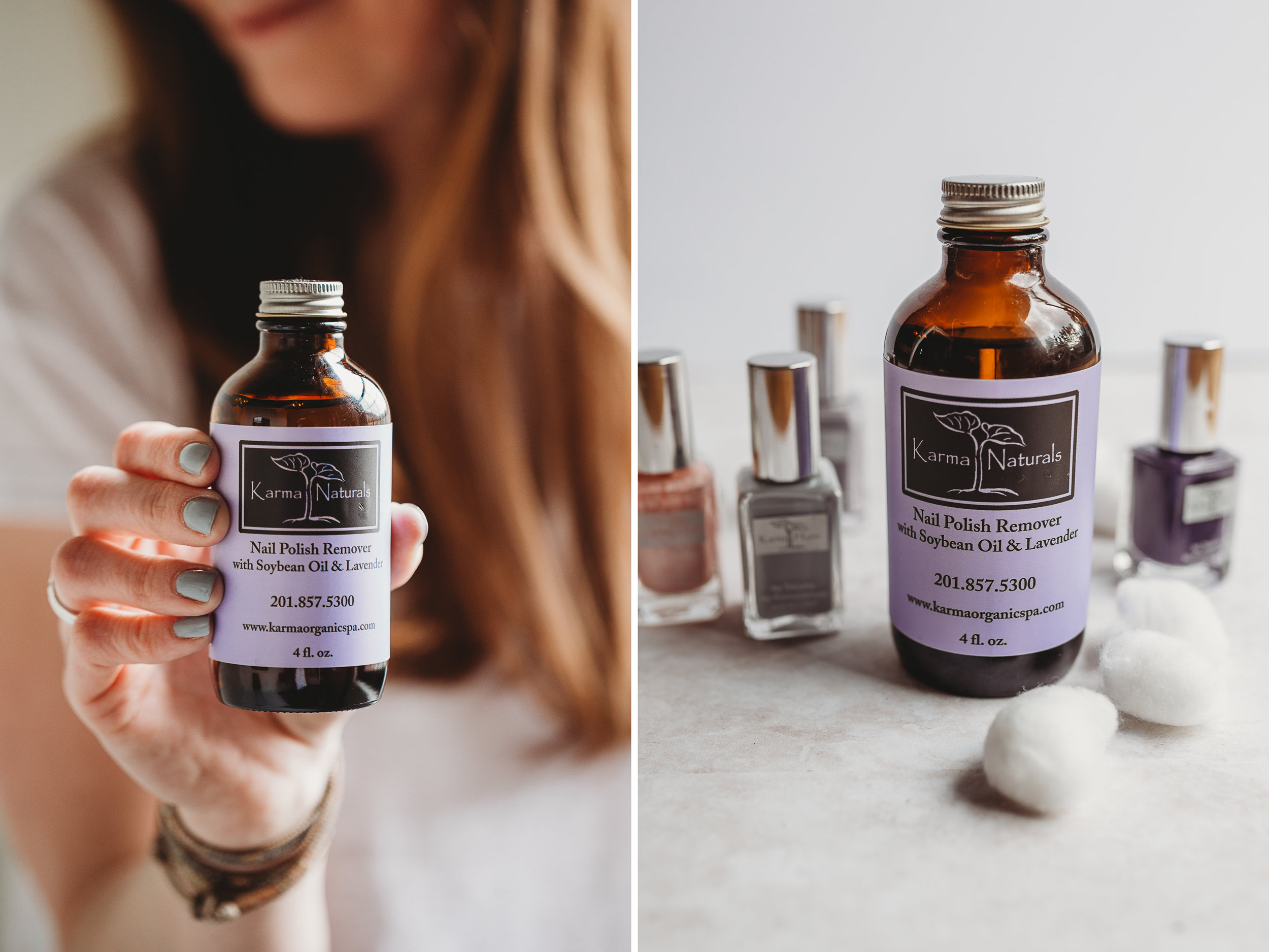 Eco-Friendly nail polish and nail polish remover by Karma Naturals